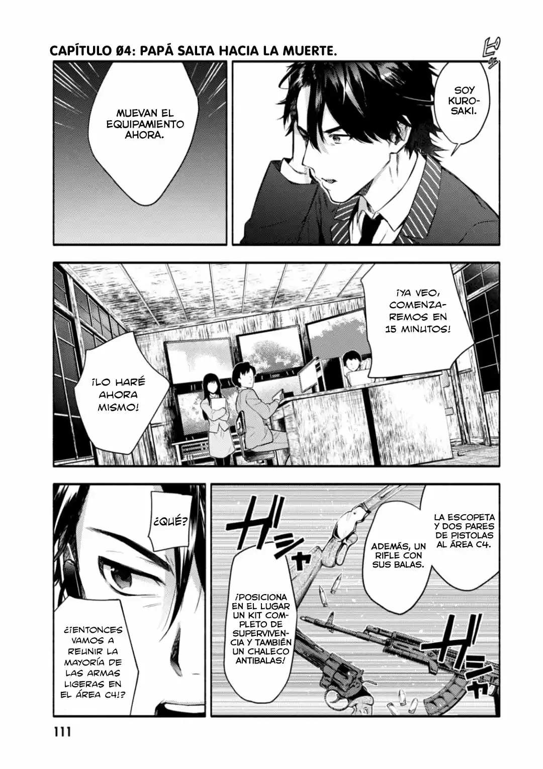 Otou-san Na, Death Game Un'ei De Kutteirunda - Capítulo 4 - Página 1 - LectorTMOo