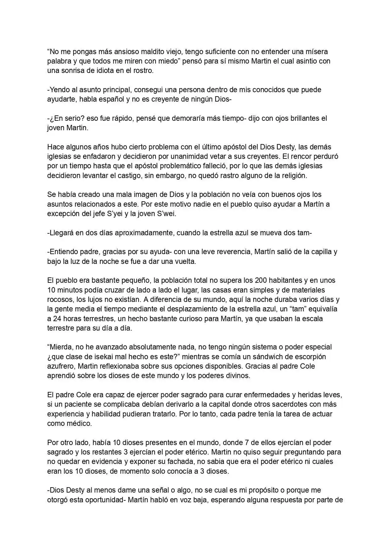 Otro Isekai Genérico (Novela) - Capítulo 3 - Página 2 - LectorTMOo