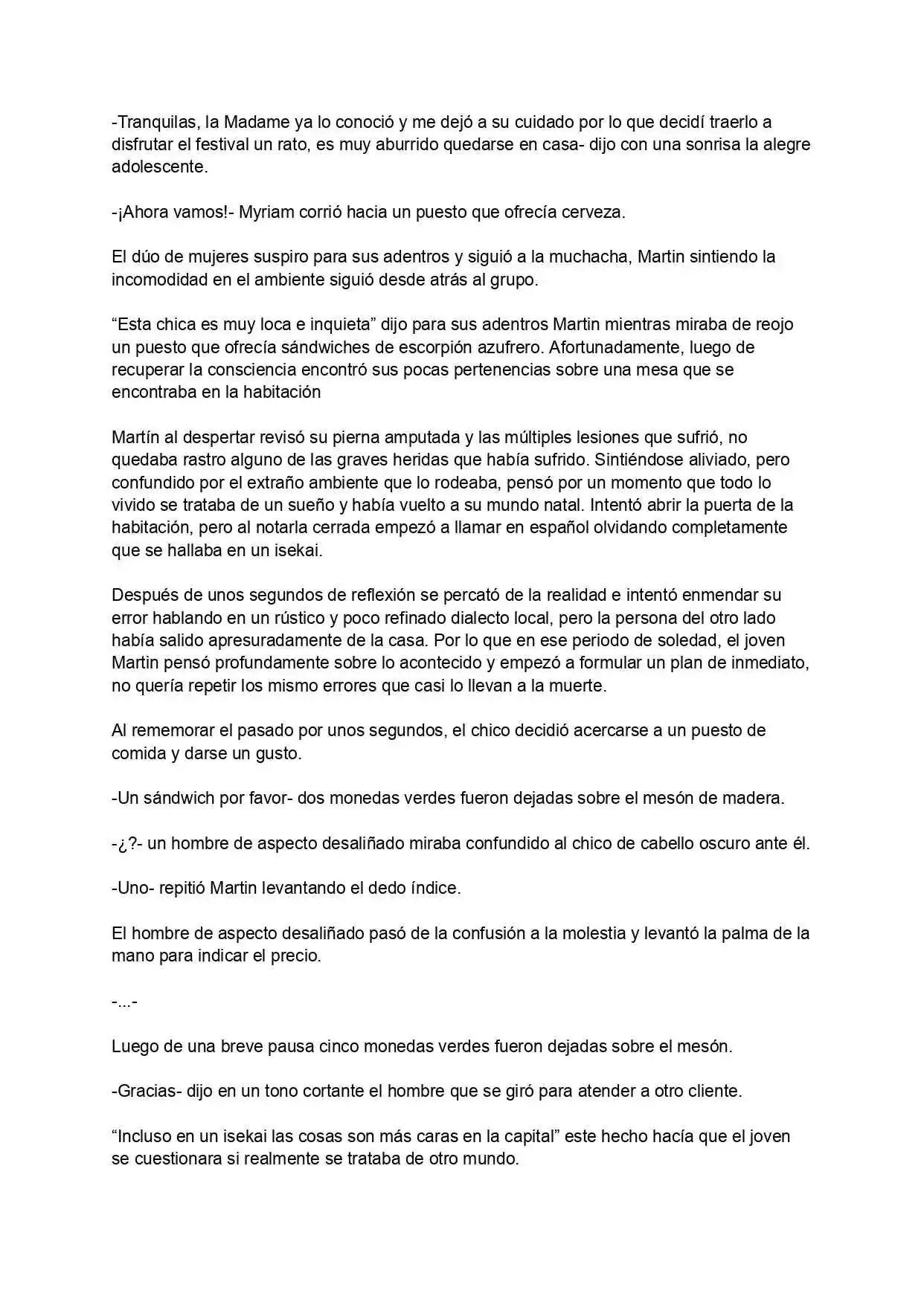 Otro Isekai Genérico (Novela) - Capítulo 8 - Página 5 - LectorTMOo