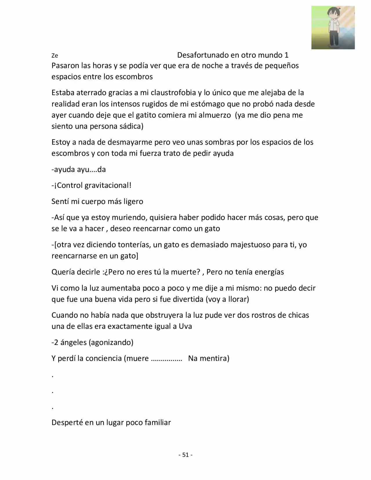 Otro Mundo Sin Suerte (Novela) - Capítulo 10 - Página 2 - LectorTMOo