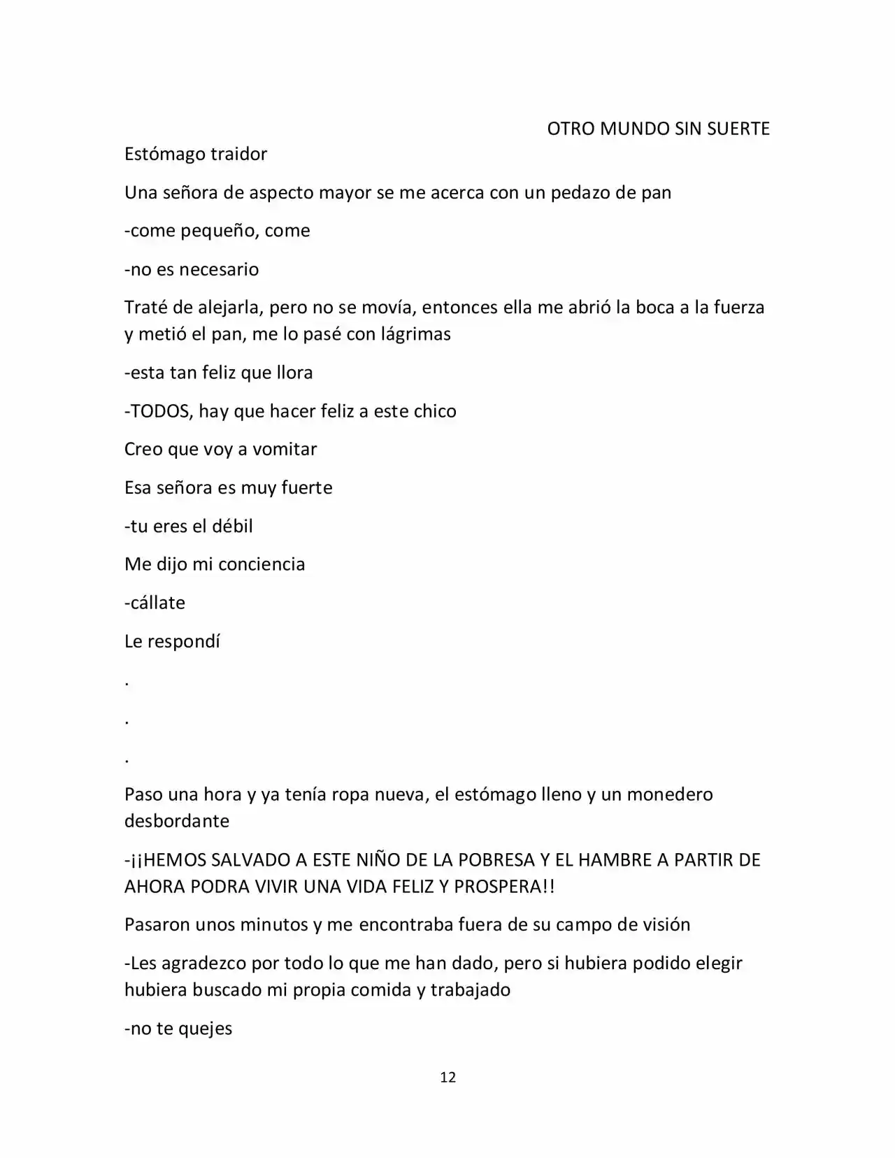 Otro Mundo Sin Suerte (Novela) - Capítulo 3 - Página 2 - LectorTMOo