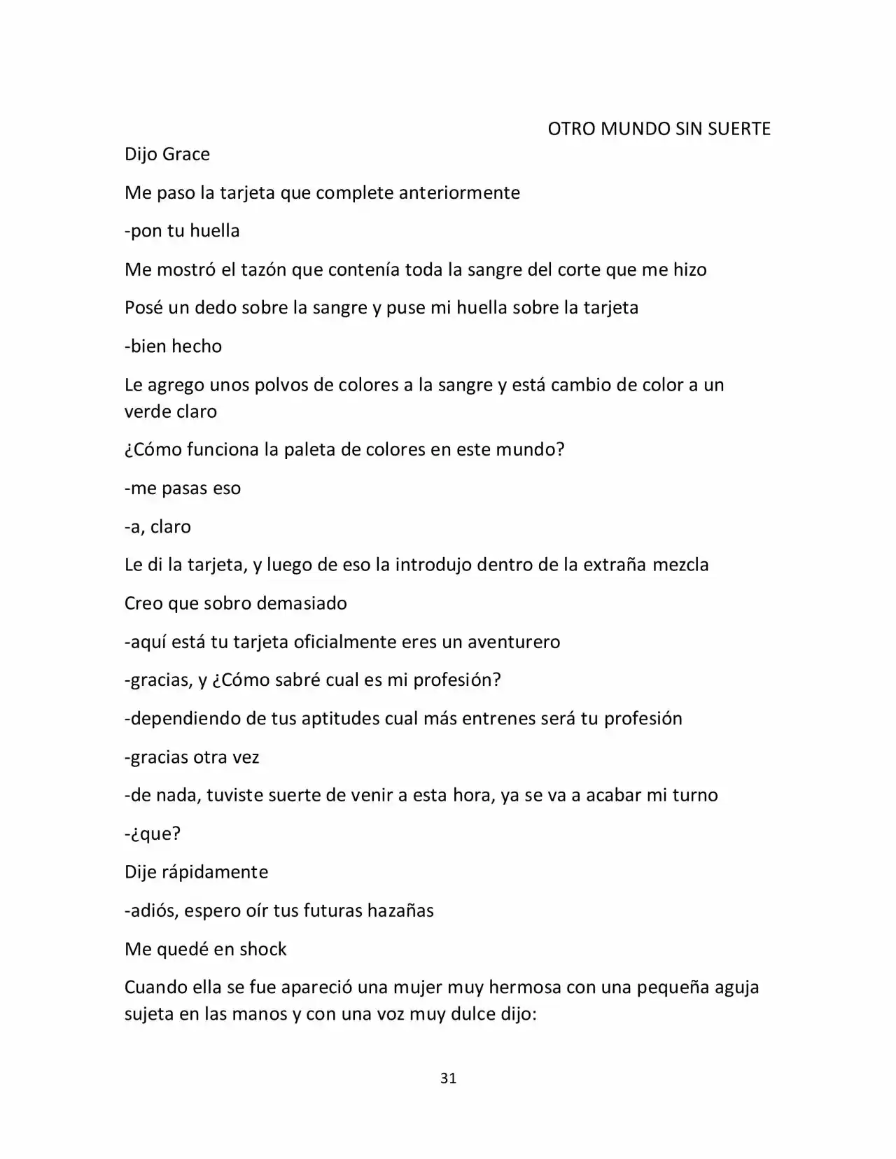 Otro Mundo Sin Suerte (Novela) - Capítulo 6 - Página 5 - LectorTMOo