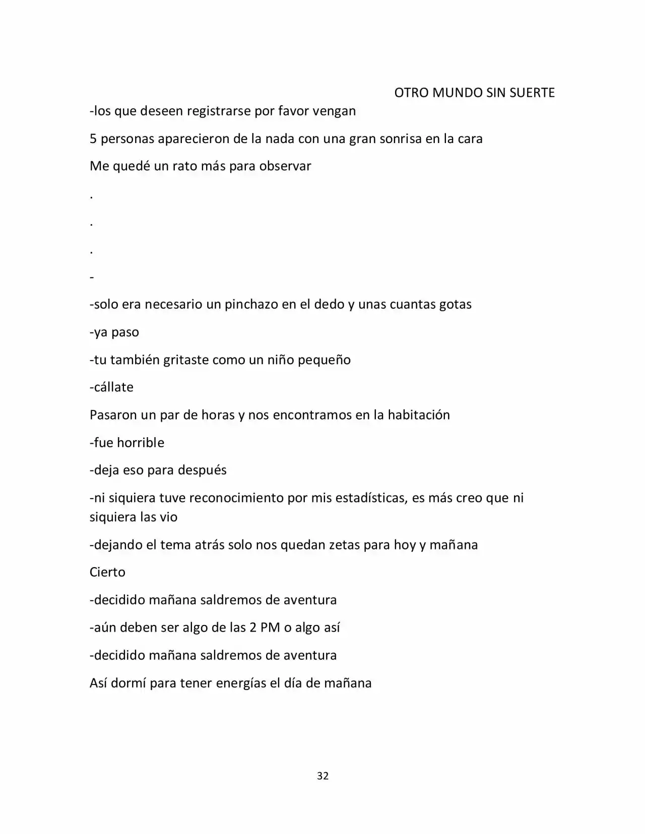 Otro Mundo Sin Suerte (Novela) - Capítulo 6 - Página 6 - LectorTMOo