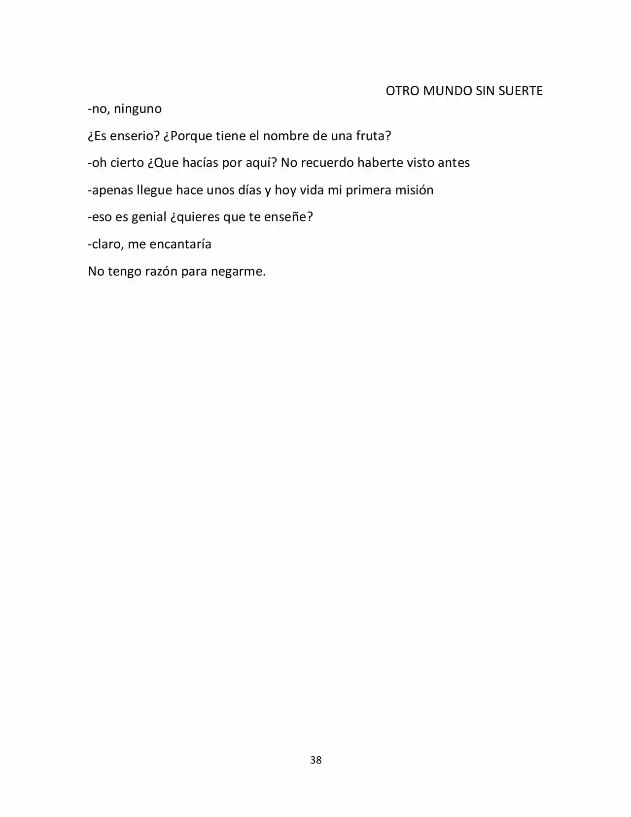 Otro Mundo Sin Suerte (Novela) - Capítulo 7 - Página 6 - LectorTMOo