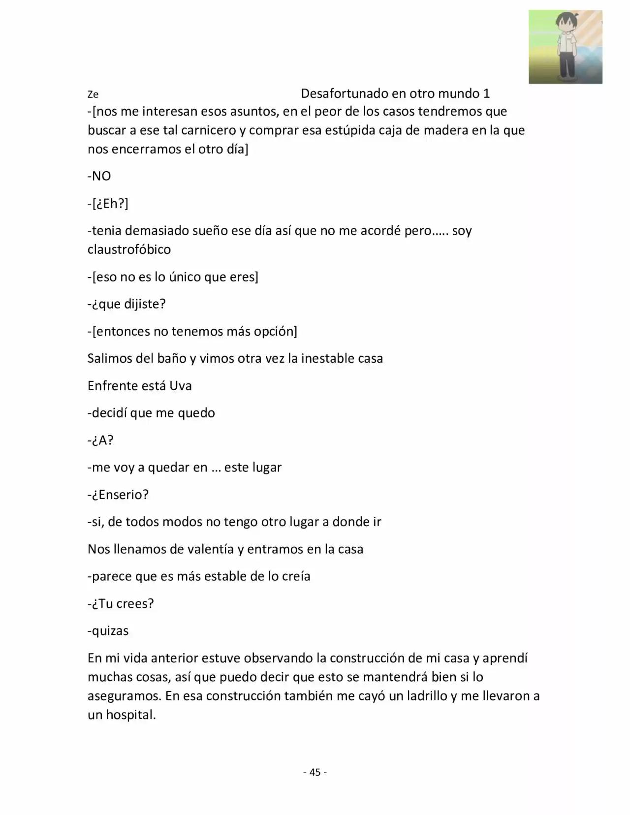 Otro Mundo Sin Suerte (Novela) - Capítulo 9 - Página 2 - LectorTMOo