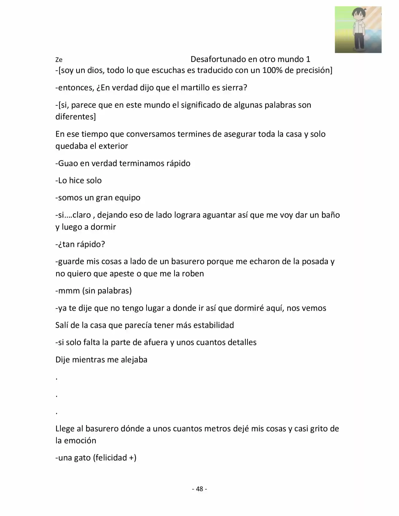 Otro Mundo Sin Suerte (Novela) - Capítulo 9 - Página 5 - LectorTMOo
