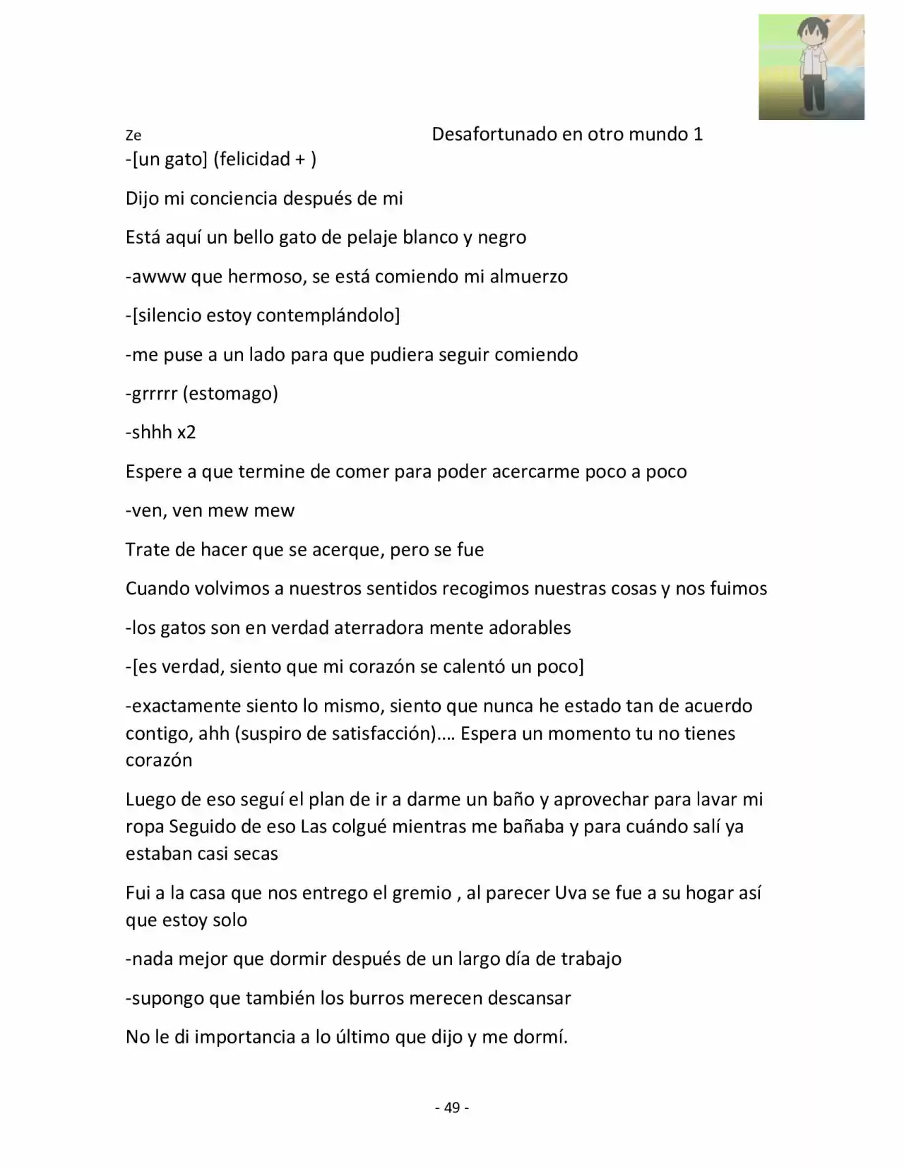 Otro Mundo Sin Suerte (Novela) - Capítulo 9 - Página 6 - LectorTMOo