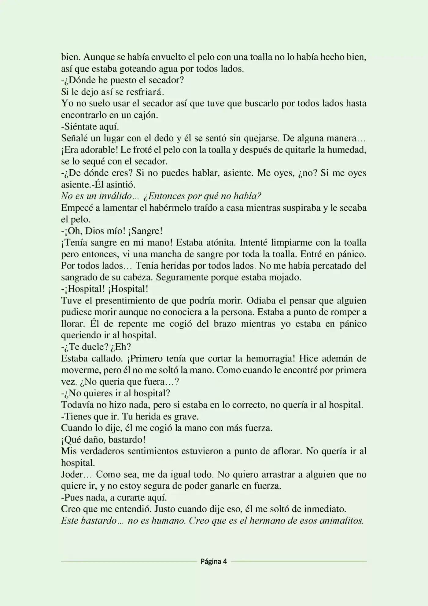 Our House Pets (Novela) - Capítulo 3 - Página 4 - LectorTMOo