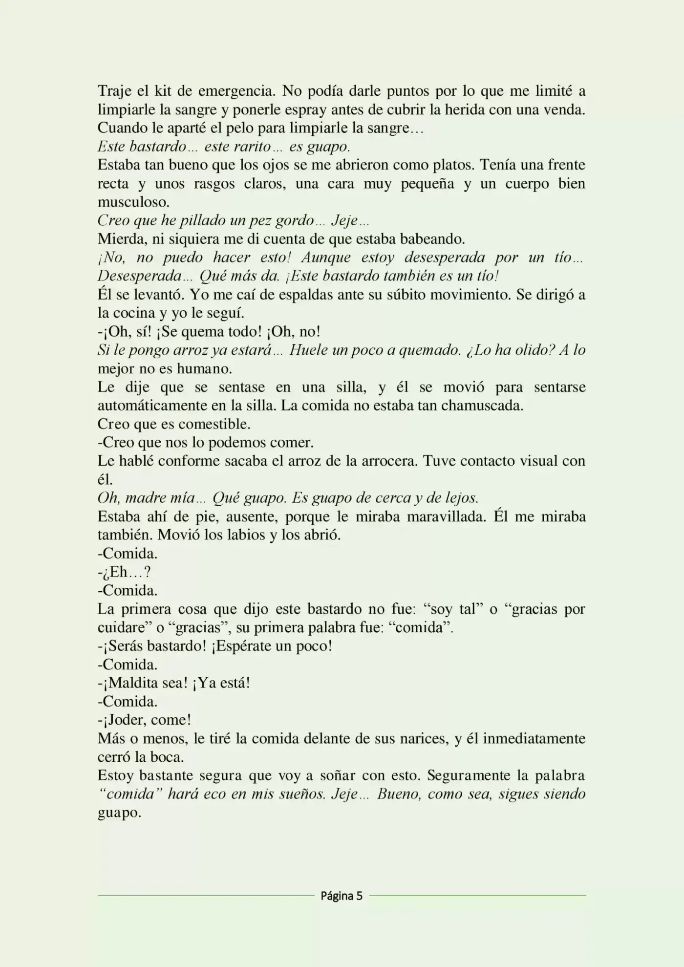 Our House Pets (Novela) - Capítulo 3 - Página 5 - LectorTMOo