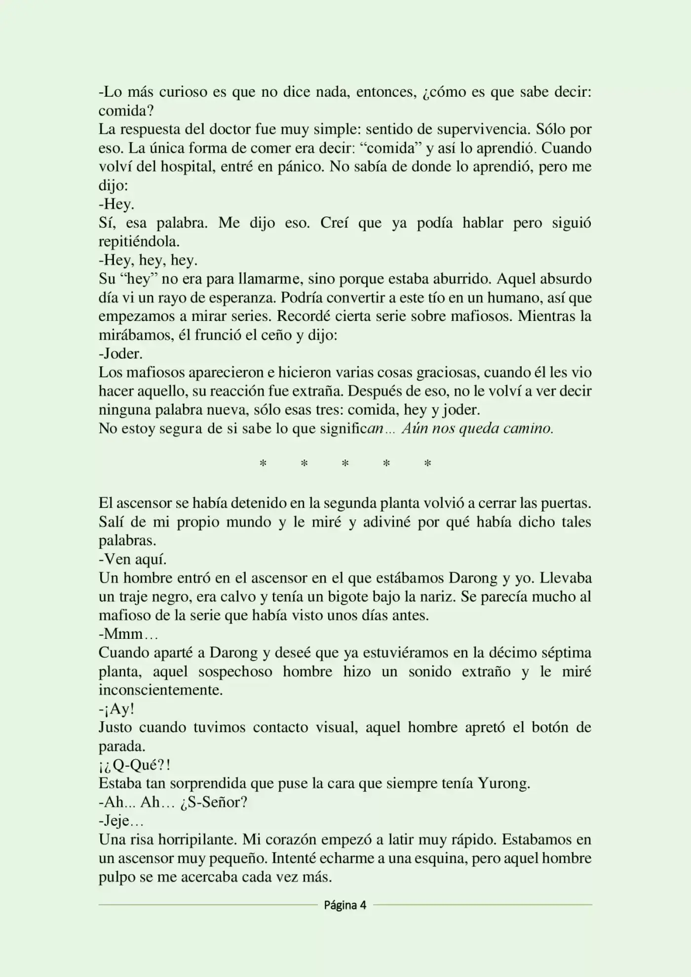 Our House Pets (Novela) - Capítulo 5 - Página 4 - LectorTMOo