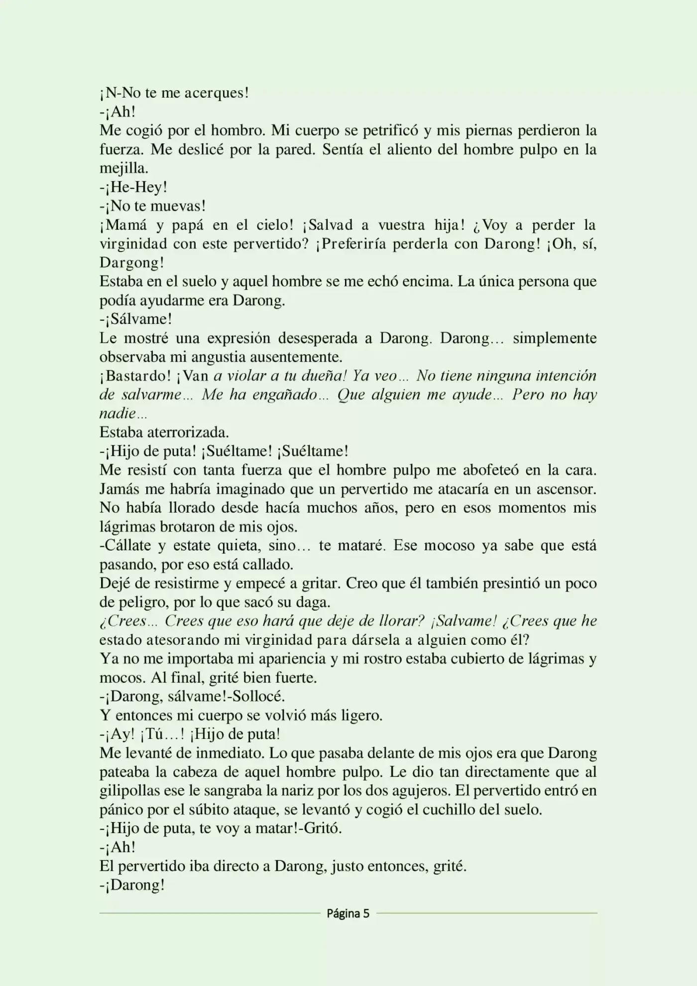 Our House Pets (Novela) - Capítulo 5 - Página 5 - LectorTMOo