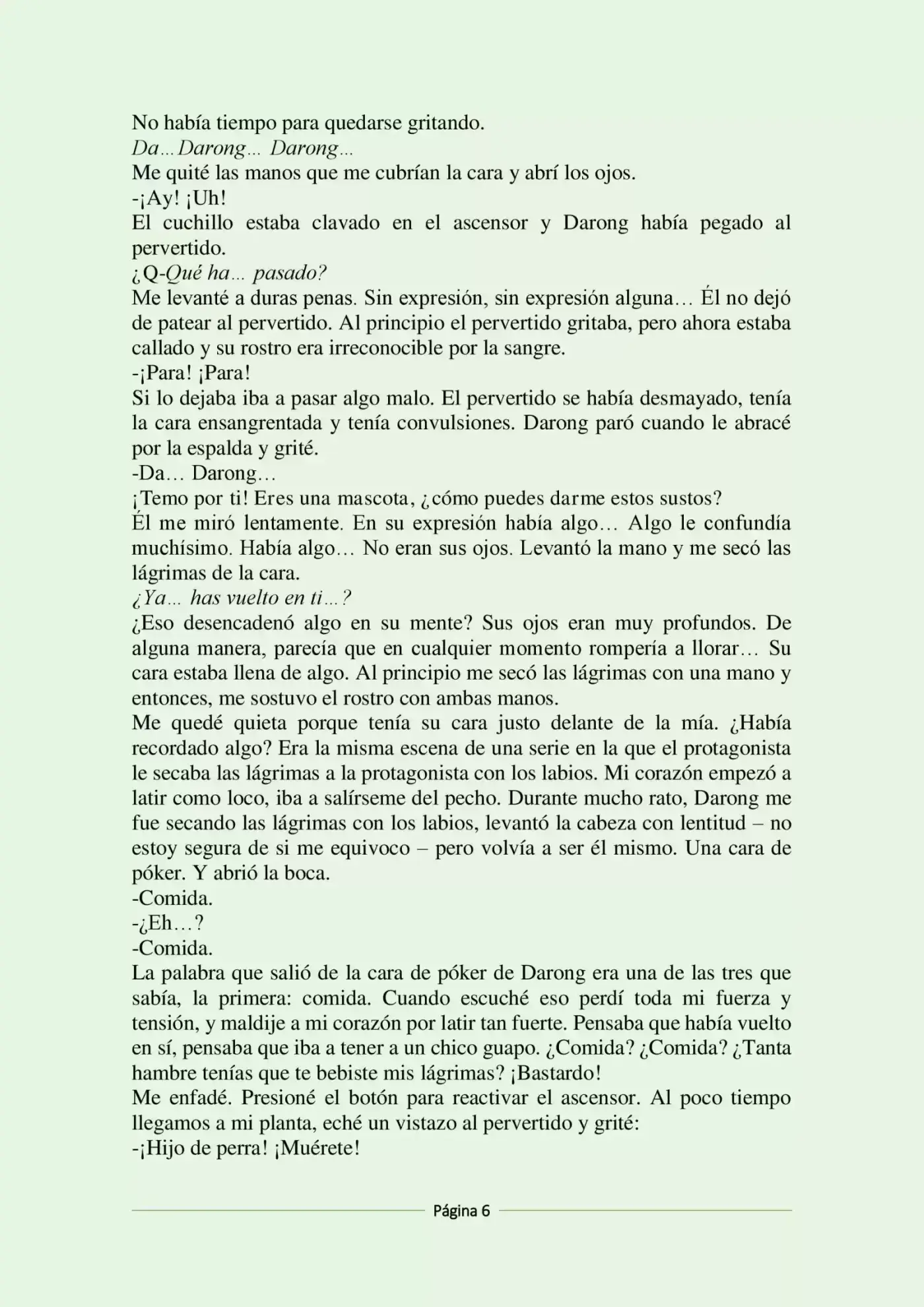 Our House Pets (Novela) - Capítulo 5 - Página 6 - LectorTMOo