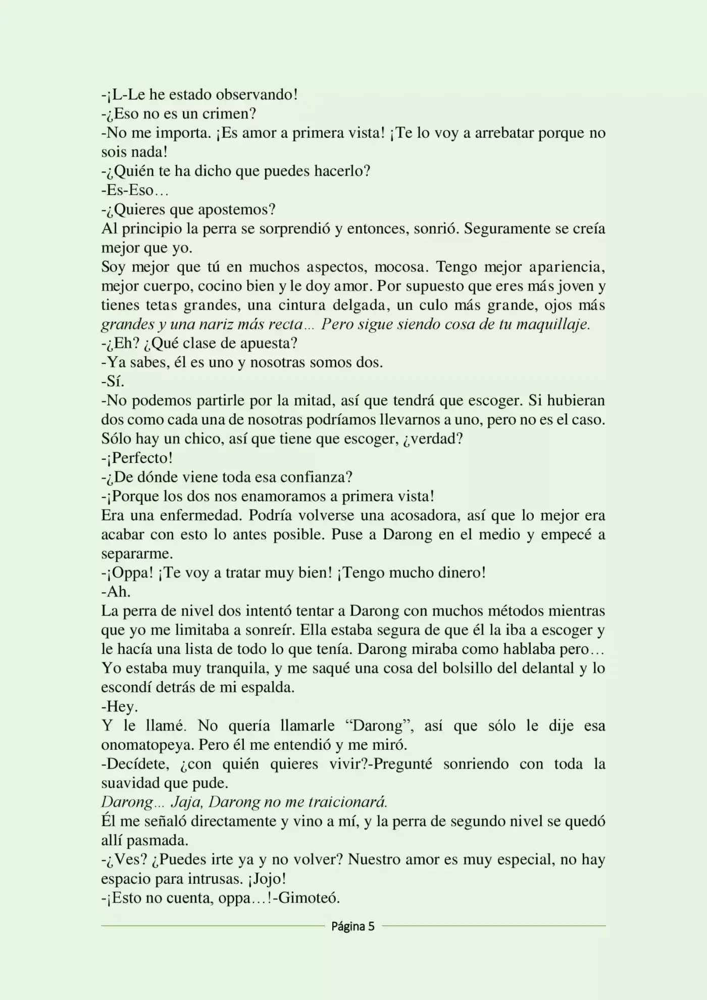 Our House Pets (Novela) - Capítulo 6 - Página 5 - LectorTMOo