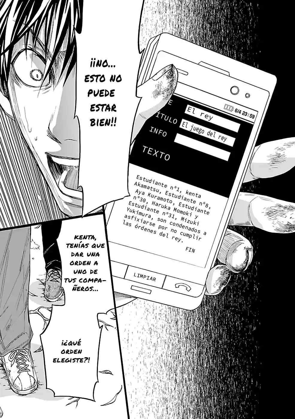 Ousama Game: Shuukyoku - Capítulo 12 - Página 22 - LectorTMOo