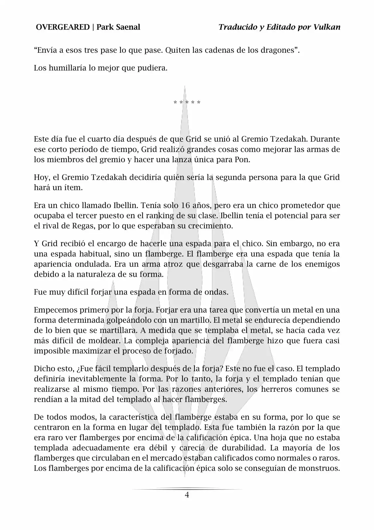 Overgeared (Novela) - Capítulo 101 - Página 4 - LectorTMOo