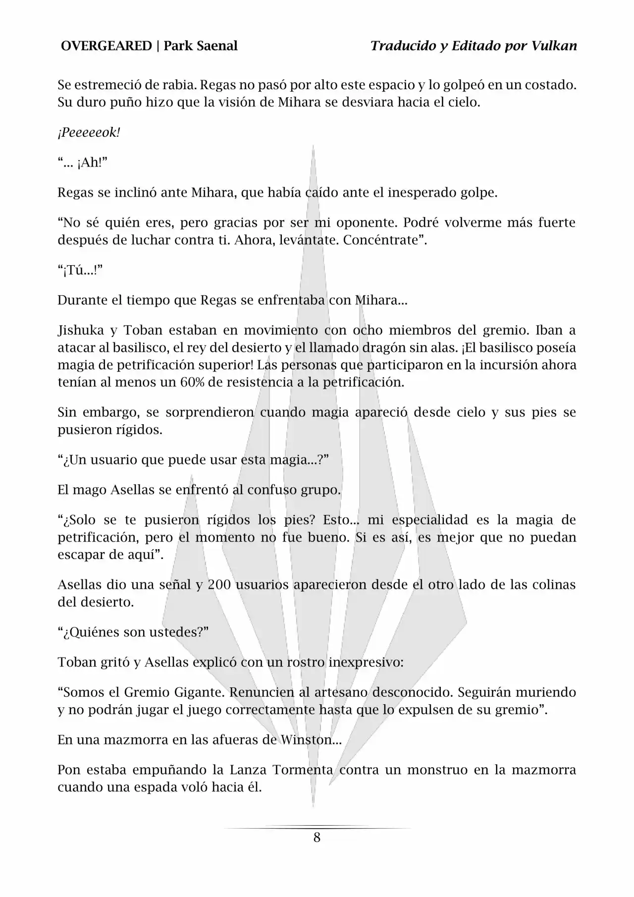 Overgeared (Novela) - Capítulo 101 - Página 8 - LectorTMOo