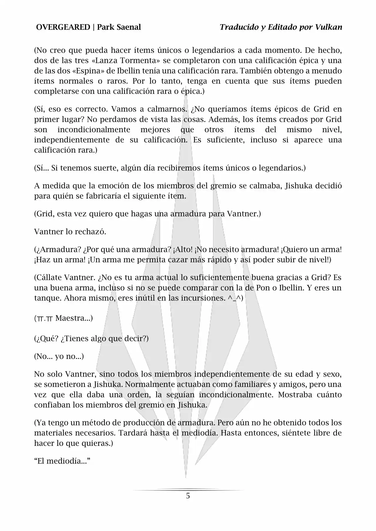 Overgeared (Novela) - Capítulo 110 - Página 6 - LectorTMOo