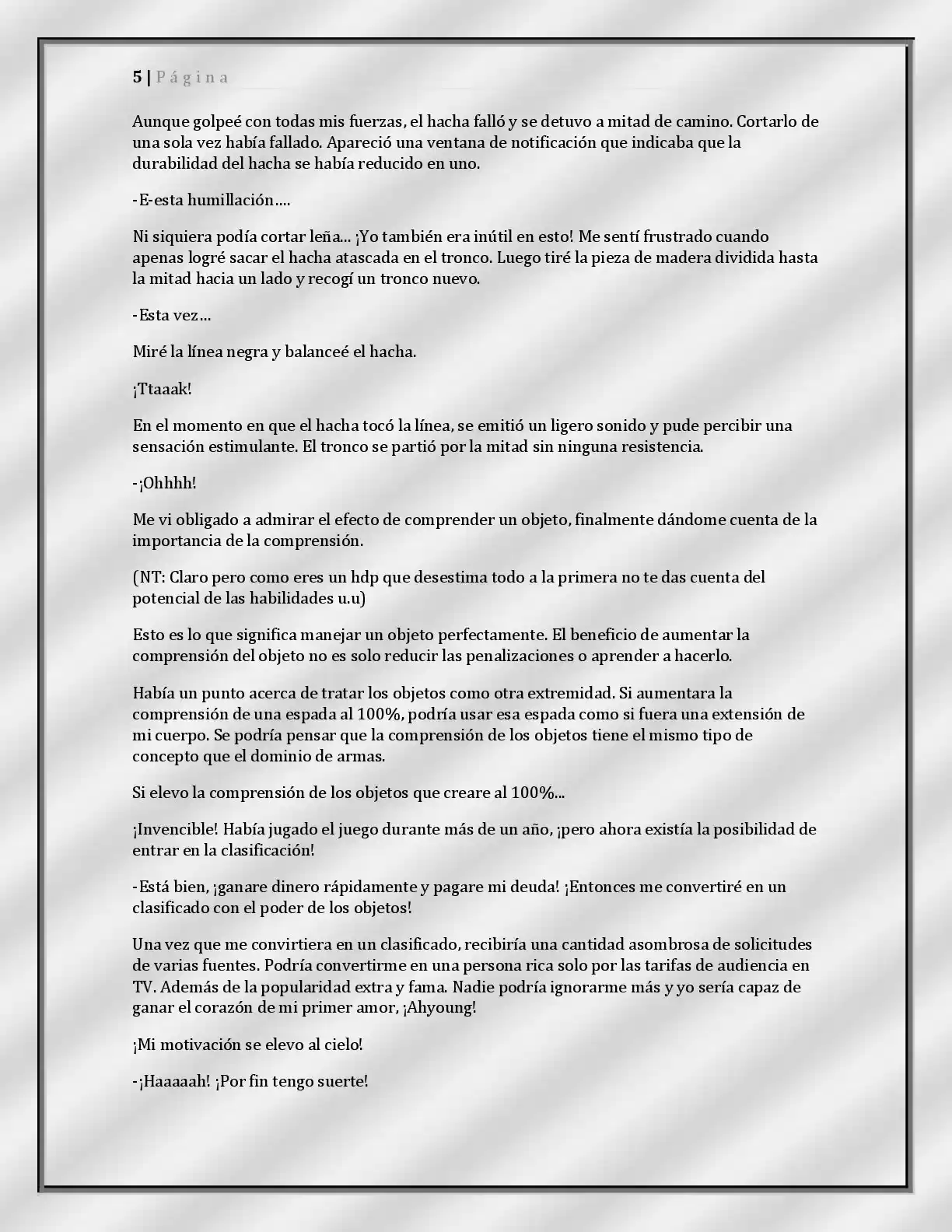 Overgeared (Novela) - Capítulo 13 - Página 5 - LectorTMOo