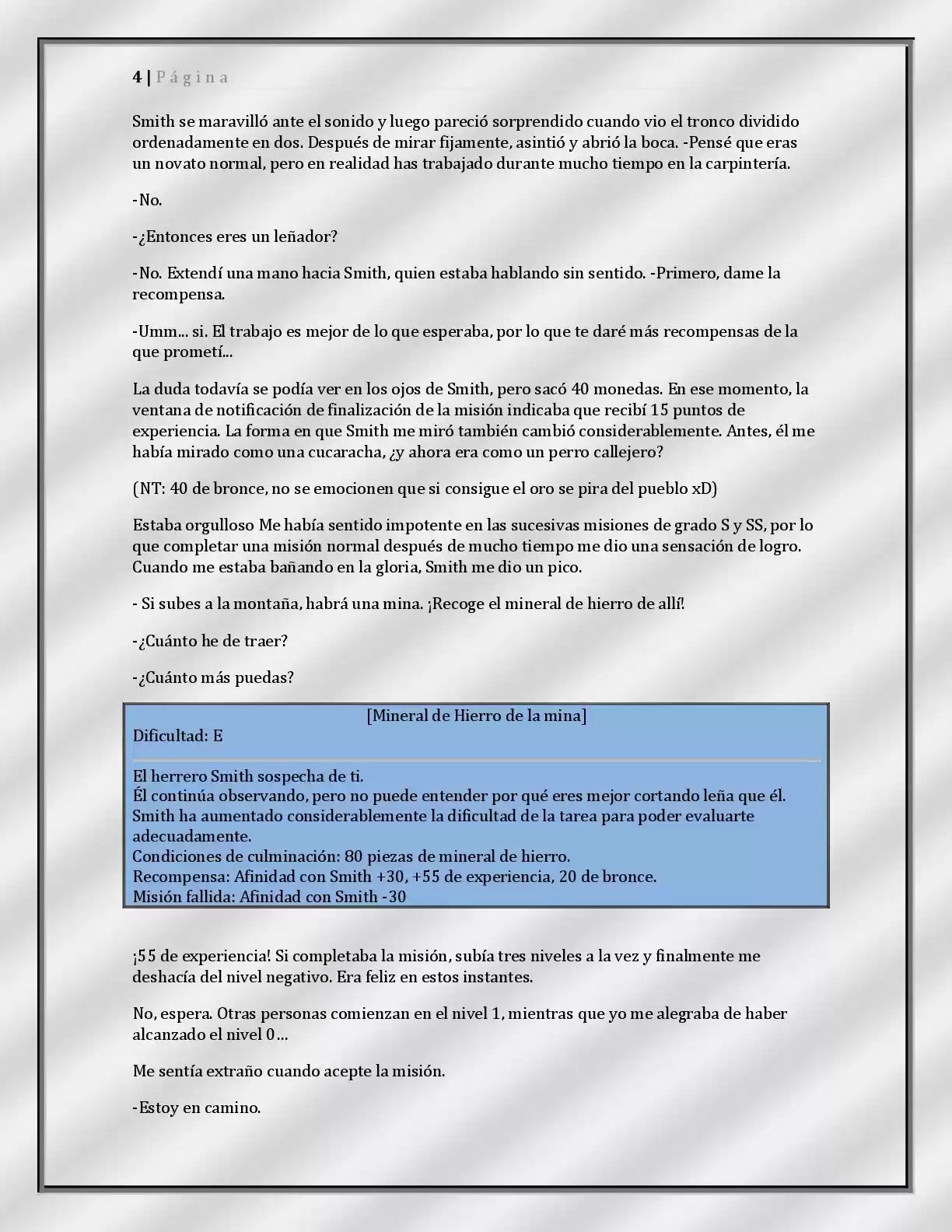 Overgeared (Novela) - Capítulo 14 - Página 4 - LectorTMOo