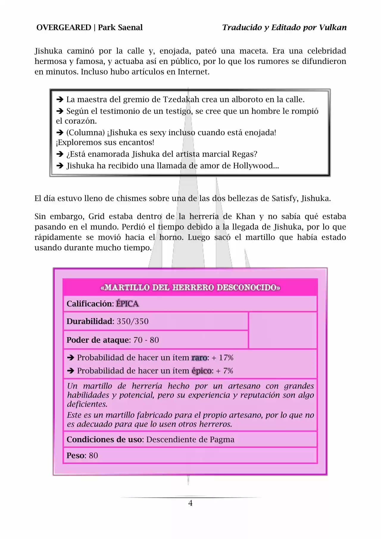 Overgeared (Novela) - Capítulo 146 - Página 5 - LectorTMOo