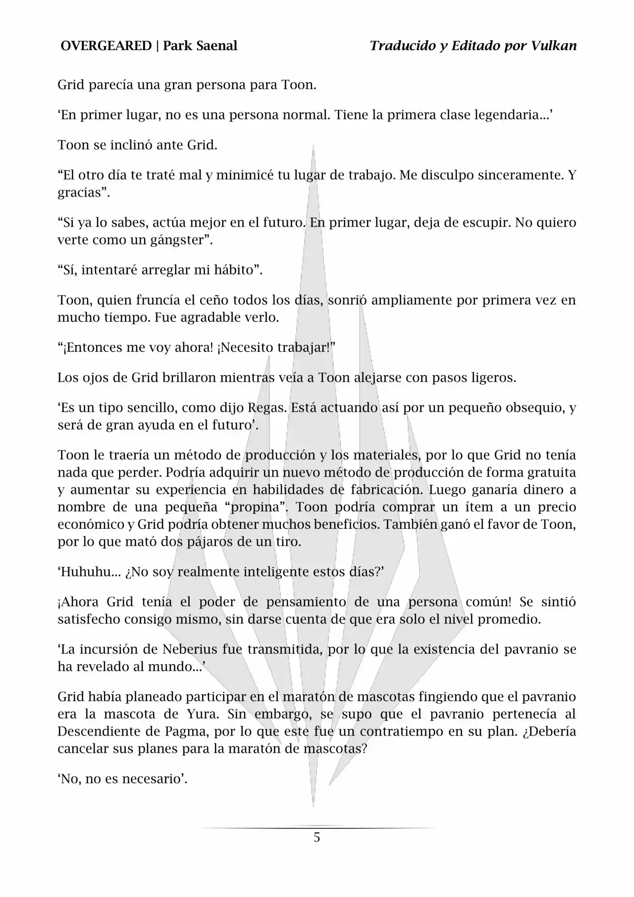 Overgeared (Novela) - Capítulo 157 - Página 6 - LectorTMOo