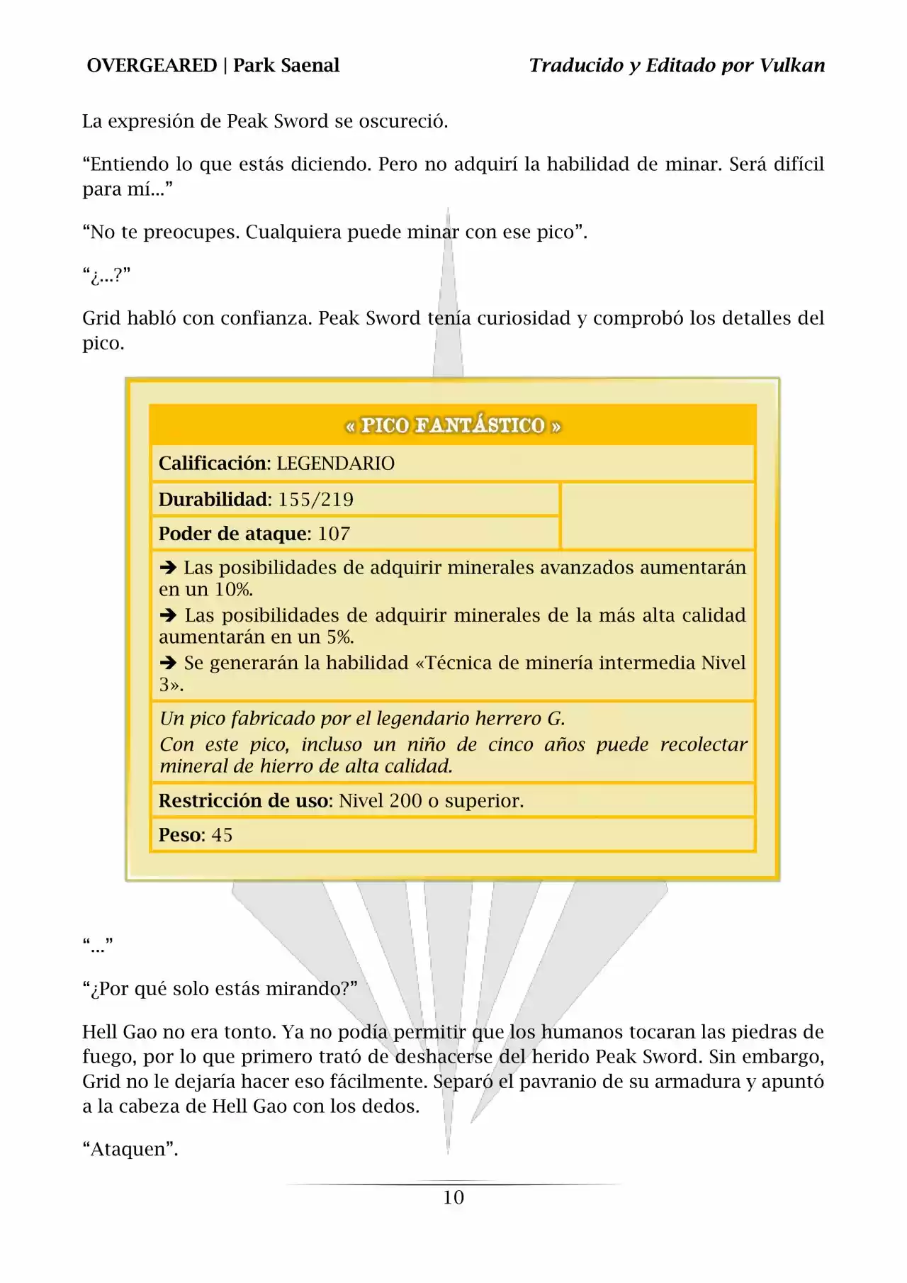 Overgeared (Novela) - Capítulo 164 - Página 15 - LectorTMOo