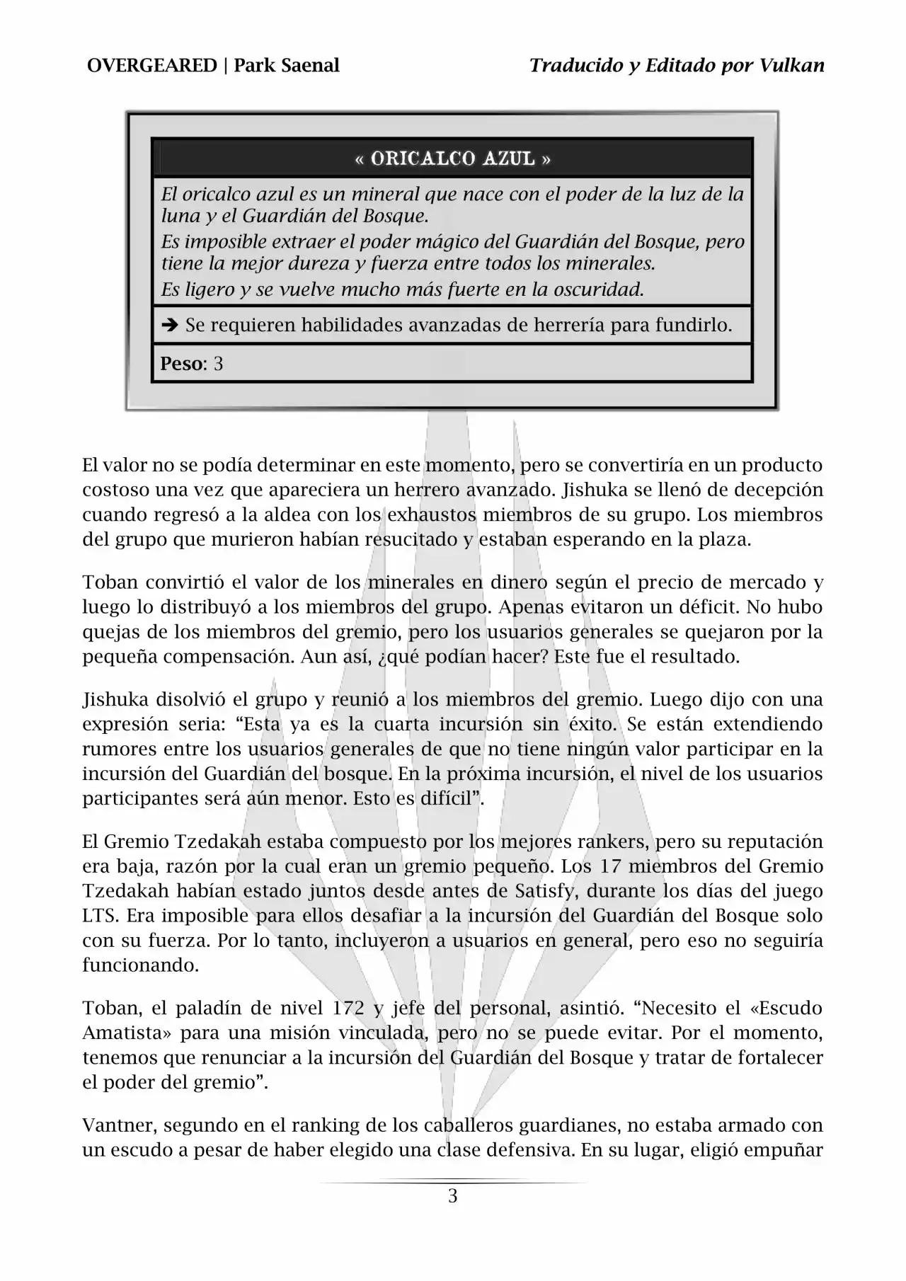 Overgeared (Novela) - Capítulo 19 - Página 4 - LectorTMOo