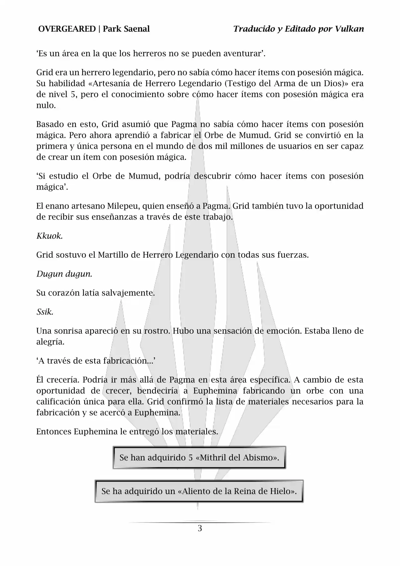 Overgeared (Novela) - Capítulo 191 - Página 4 - LectorTMOo
