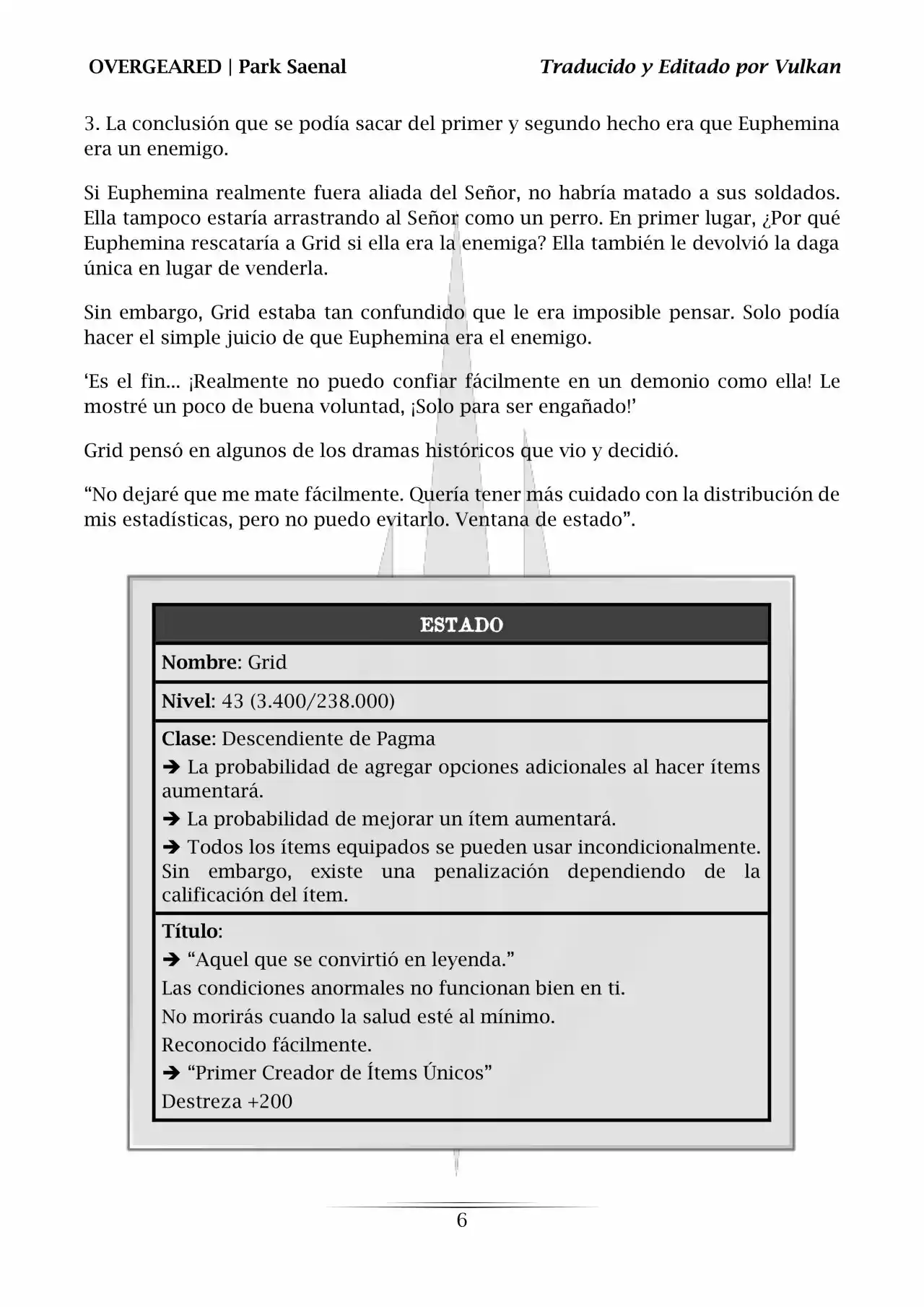 Overgeared (Novela) - Capítulo 49 - Página 7 - LectorTMOo