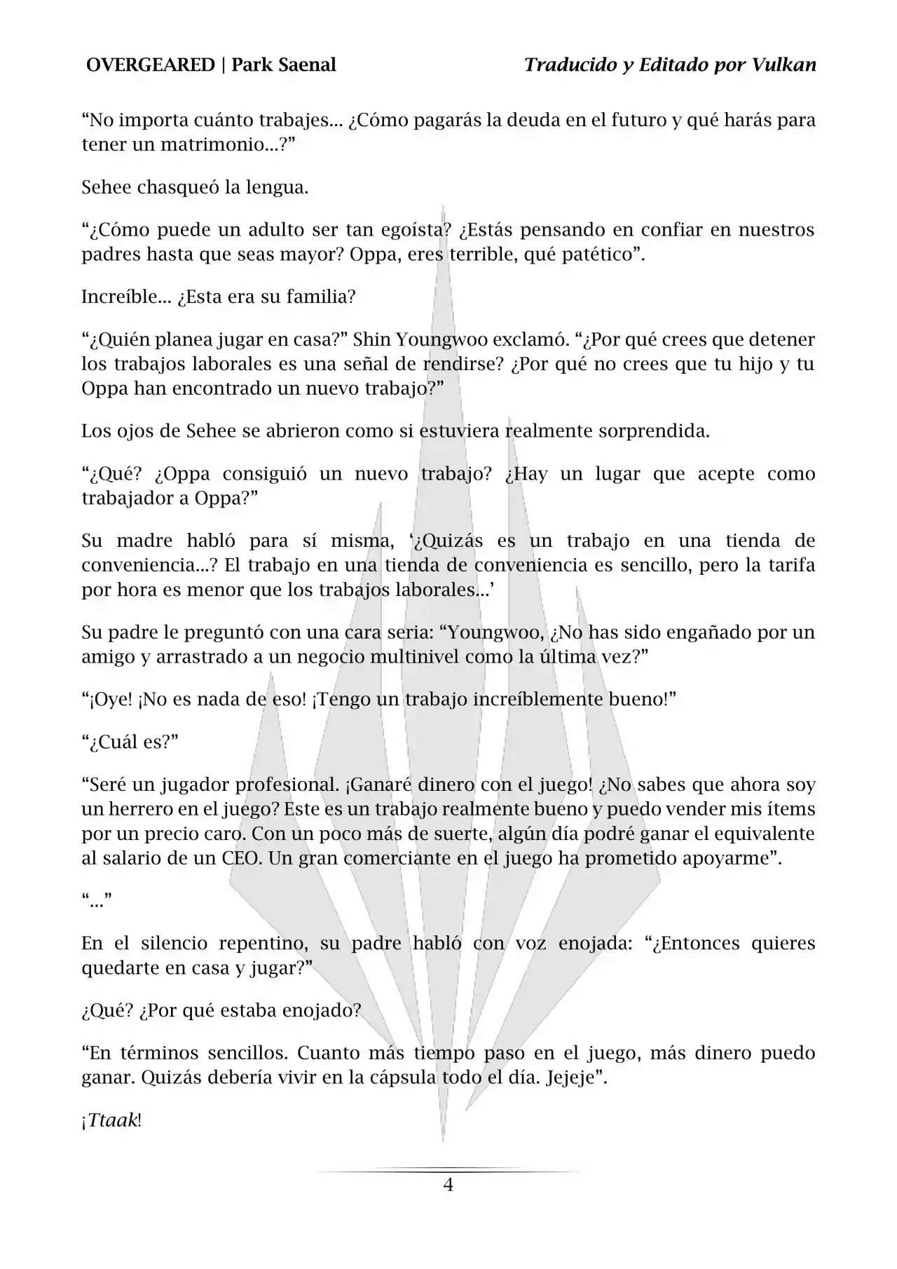 Overgeared (Novela) - Capítulo 51 - Página 4 - LectorTMOo
