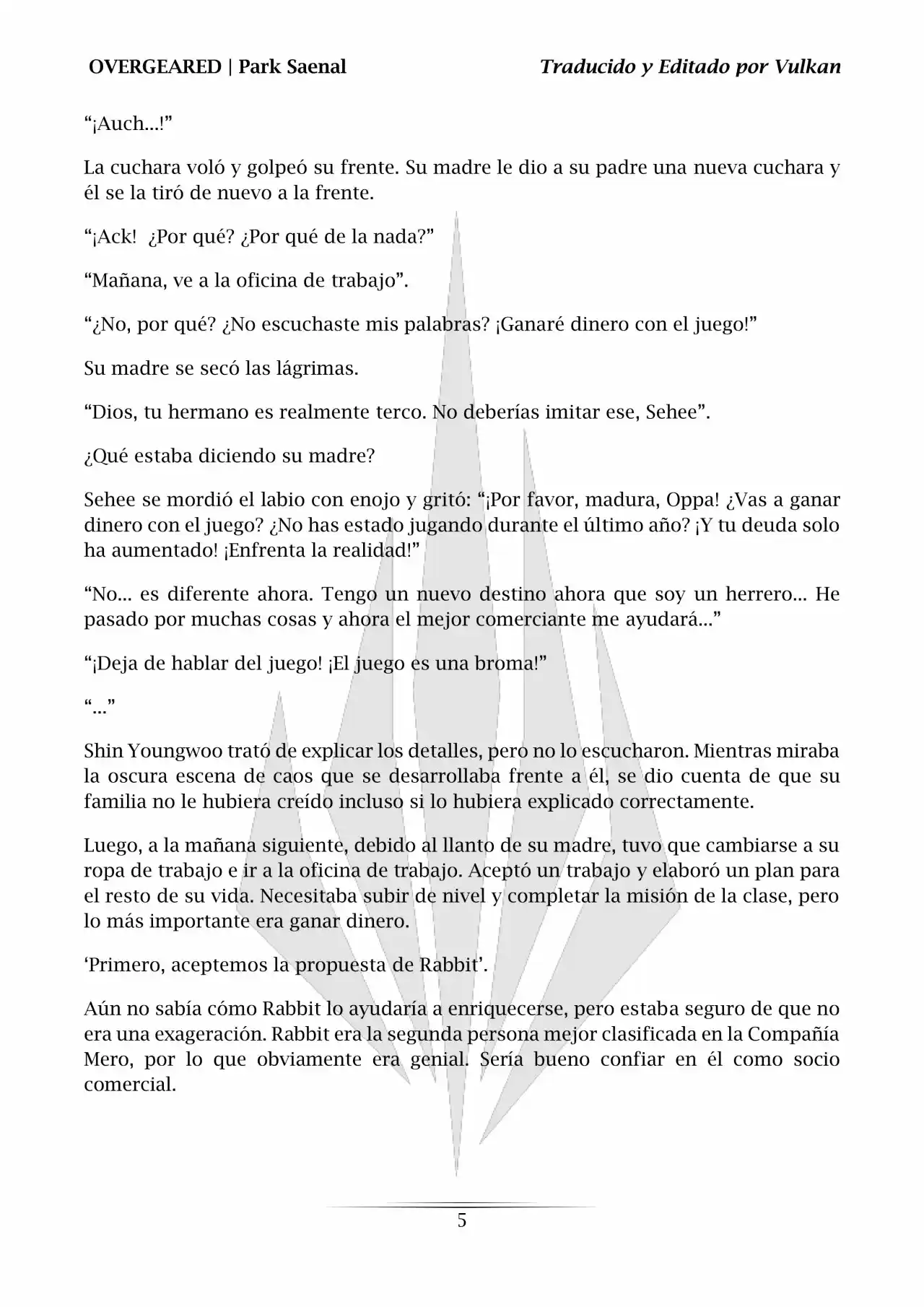 Overgeared (Novela) - Capítulo 51 - Página 5 - LectorTMOo