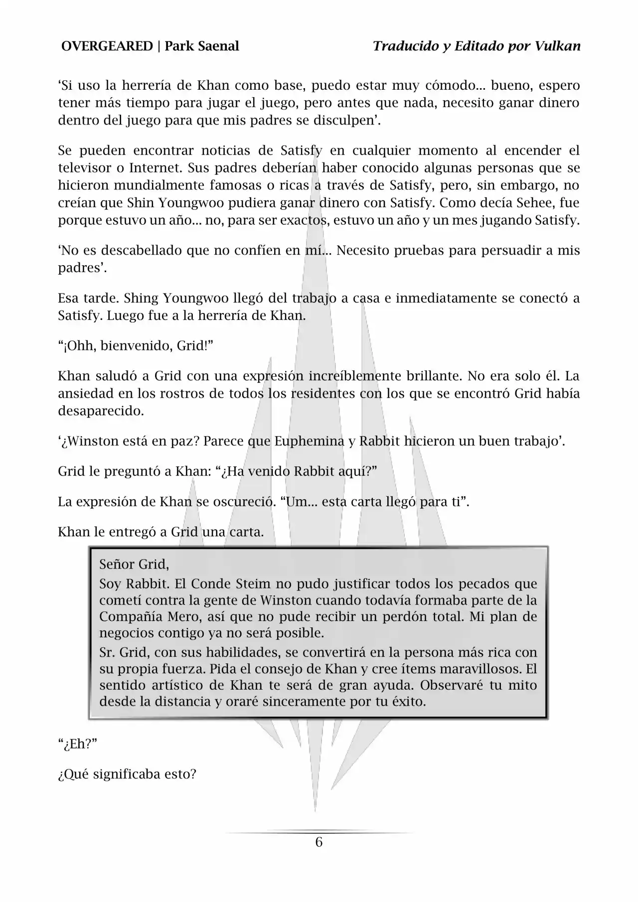 Overgeared (Novela) - Capítulo 51 - Página 6 - LectorTMOo
