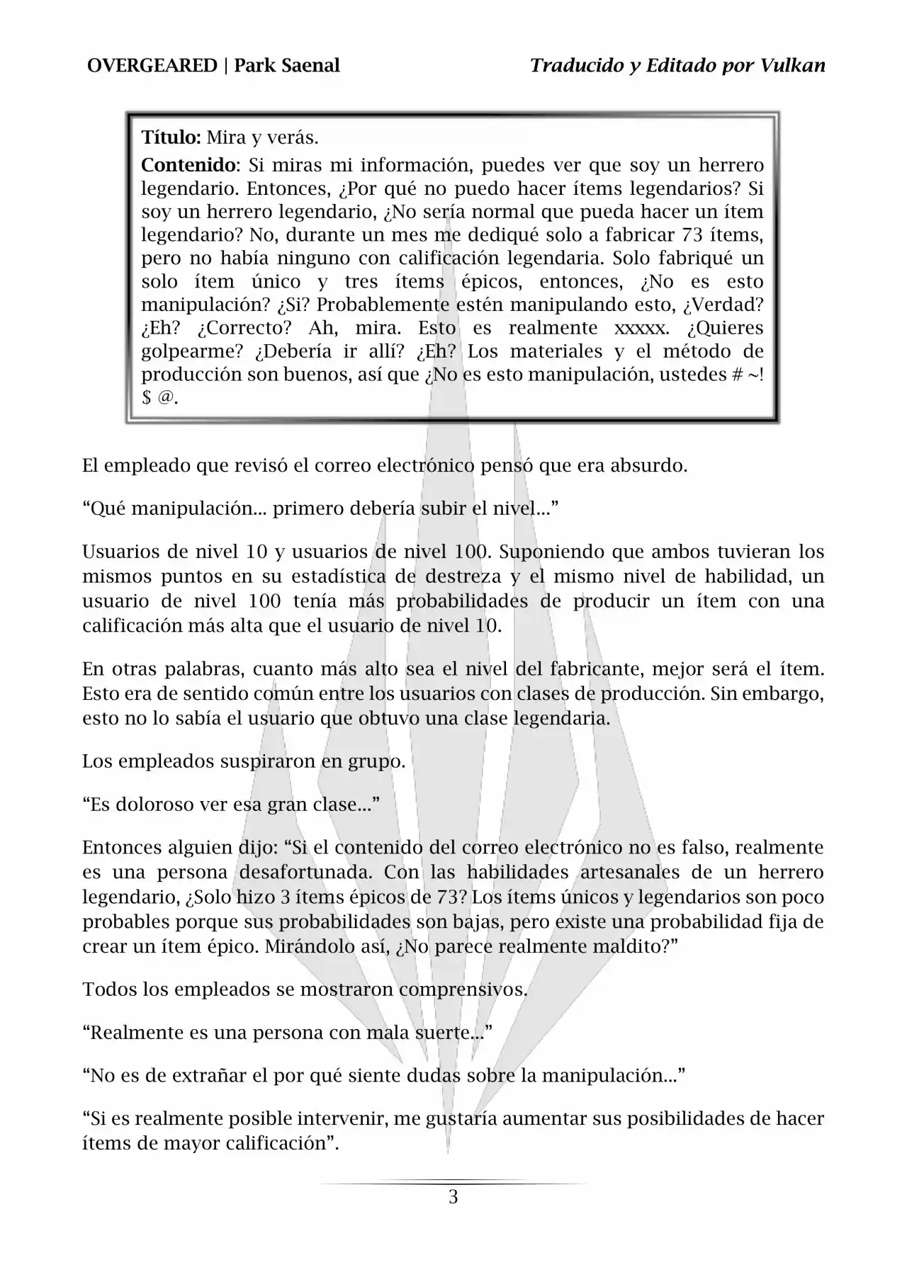 Overgeared (Novela) - Capítulo 56 - Página 4 - LectorTMOo