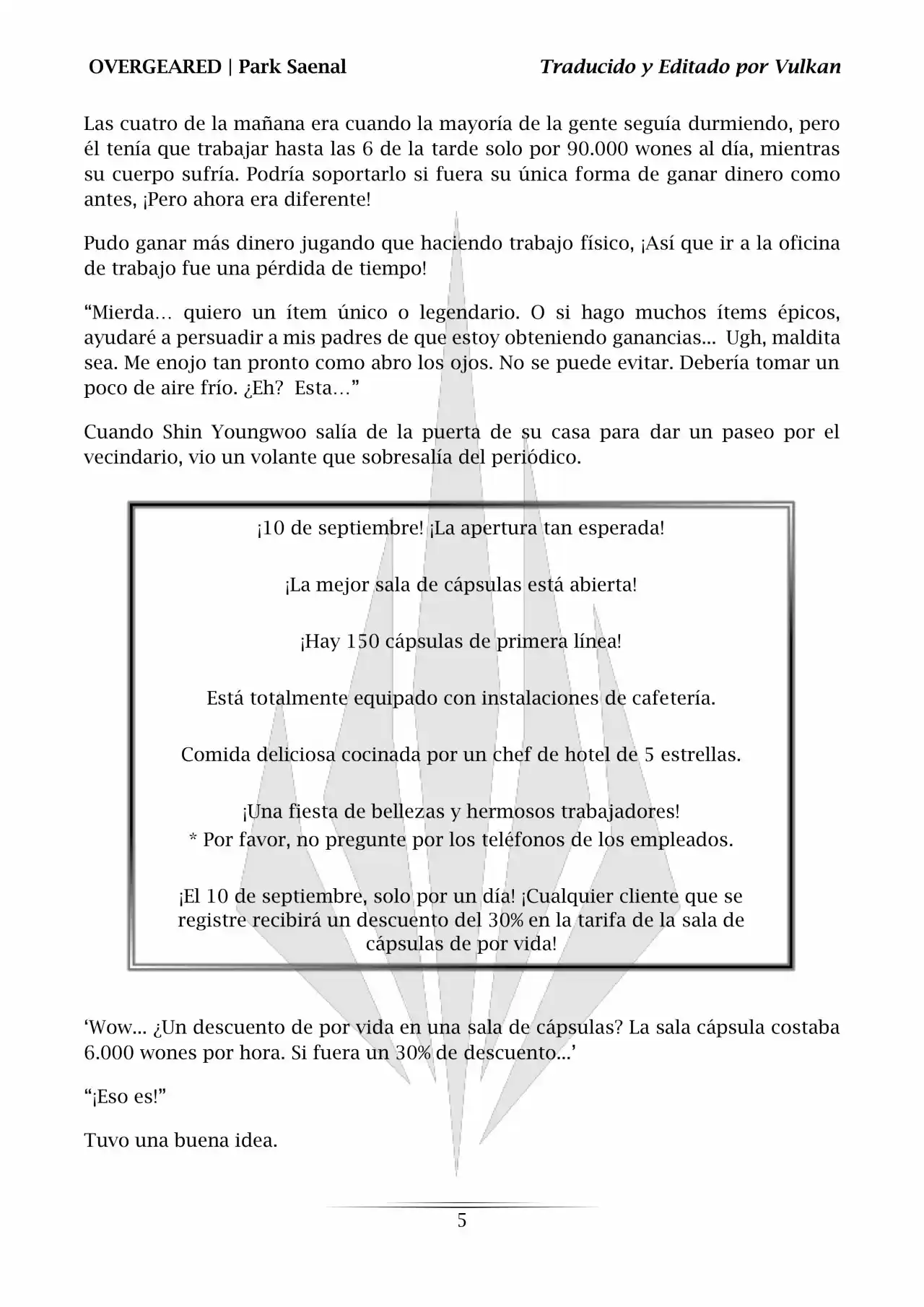 Overgeared (Novela) - Capítulo 56 - Página 6 - LectorTMOo