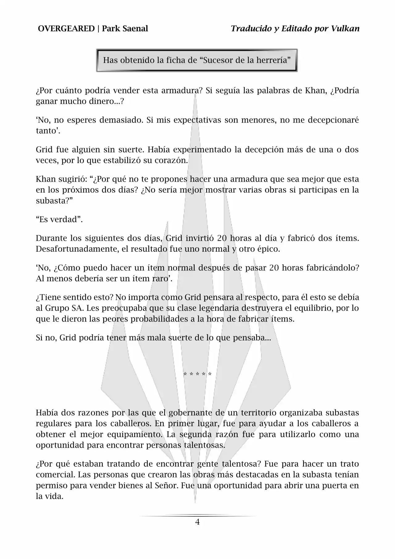 Overgeared (Novela) - Capítulo 57 - Página 5 - LectorTMOo