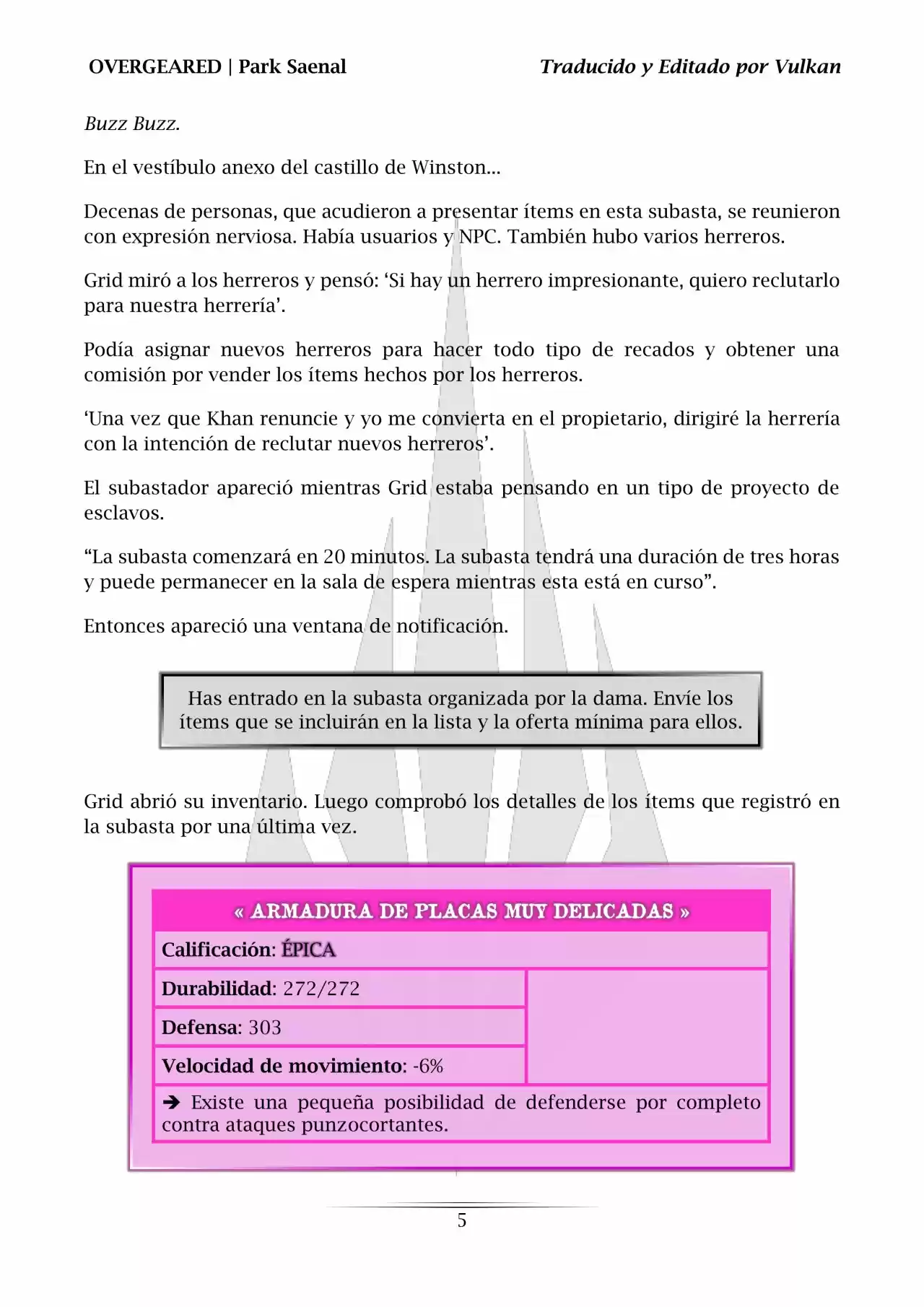 Overgeared (Novela) - Capítulo 57 - Página 6 - LectorTMOo