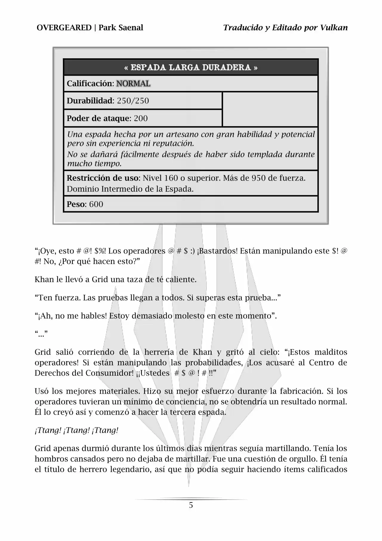 Overgeared (Novela) - Capítulo 60 - Página 6 - LectorTMOo