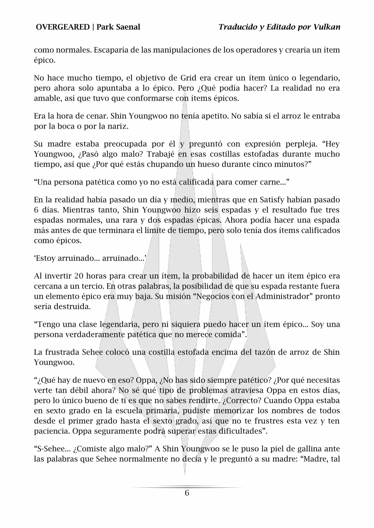 Overgeared (Novela) - Capítulo 60 - Página 7 - LectorTMOo