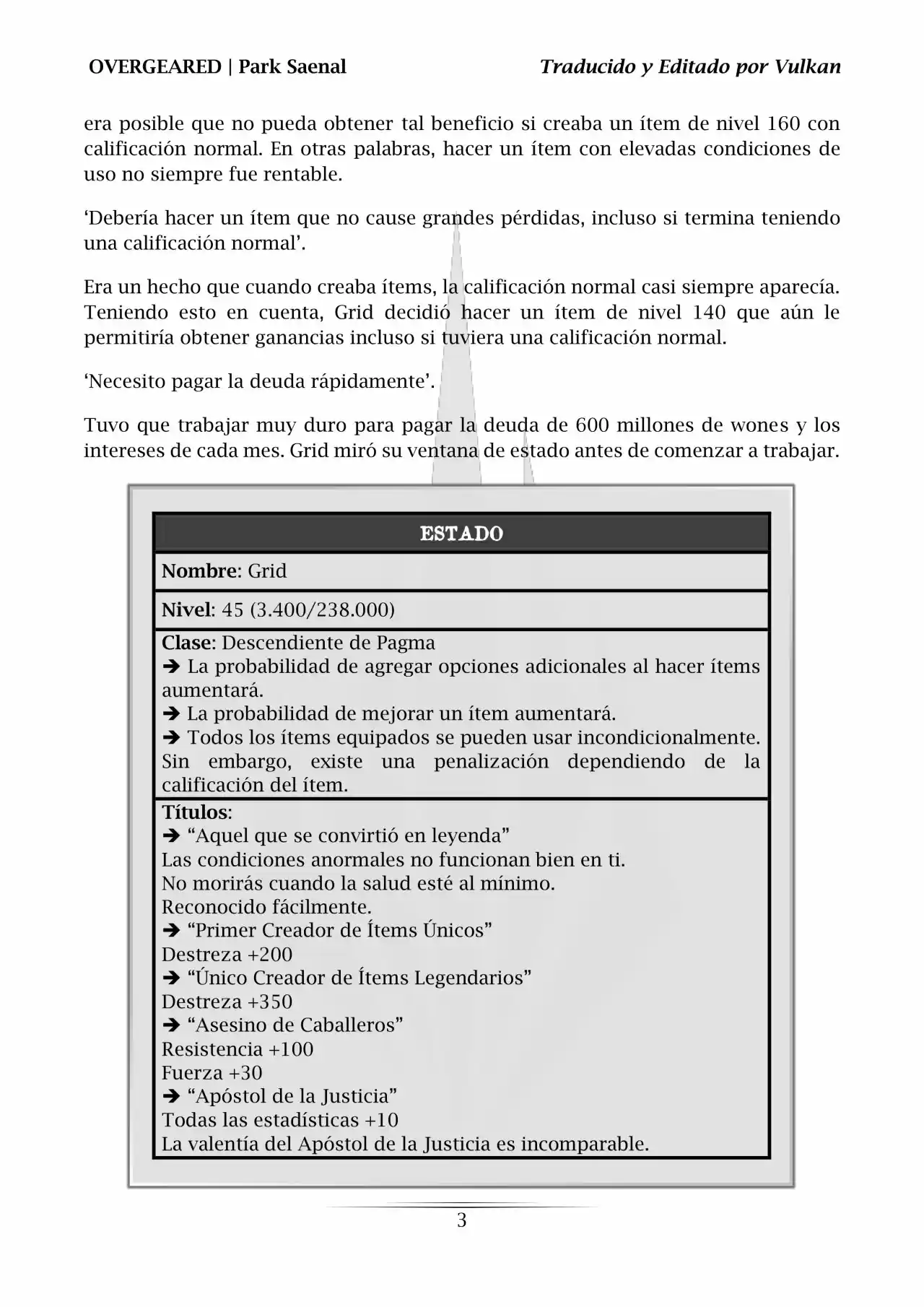 Overgeared (Novela) - Capítulo 64 - Página 4 - LectorTMOo