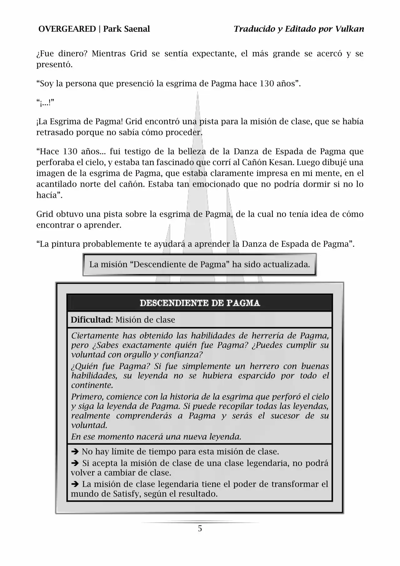 Overgeared (Novela) - Capítulo 65 - Página 4 - LectorTMOo
