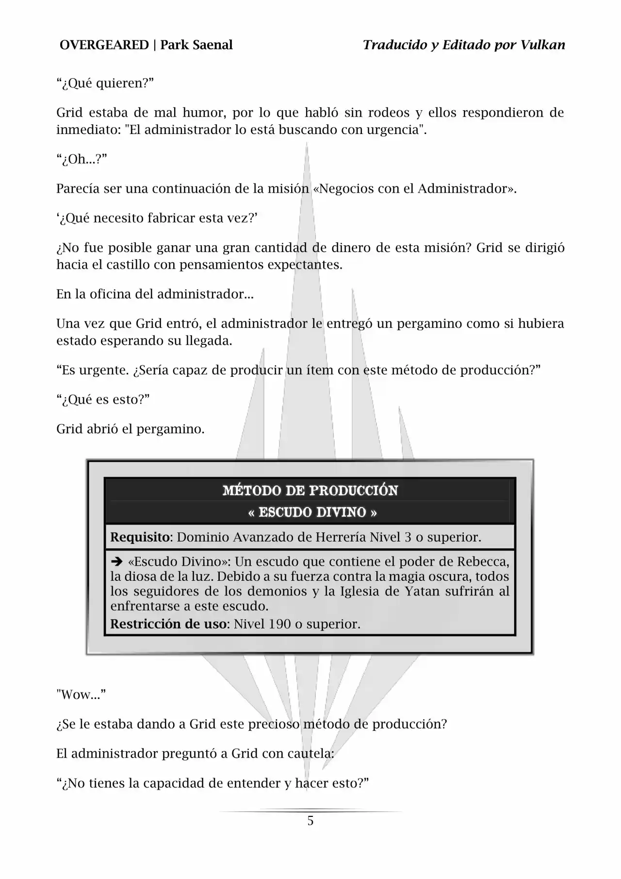 Overgeared (Novela) - Capítulo 81 - Página 6 - LectorTMOo