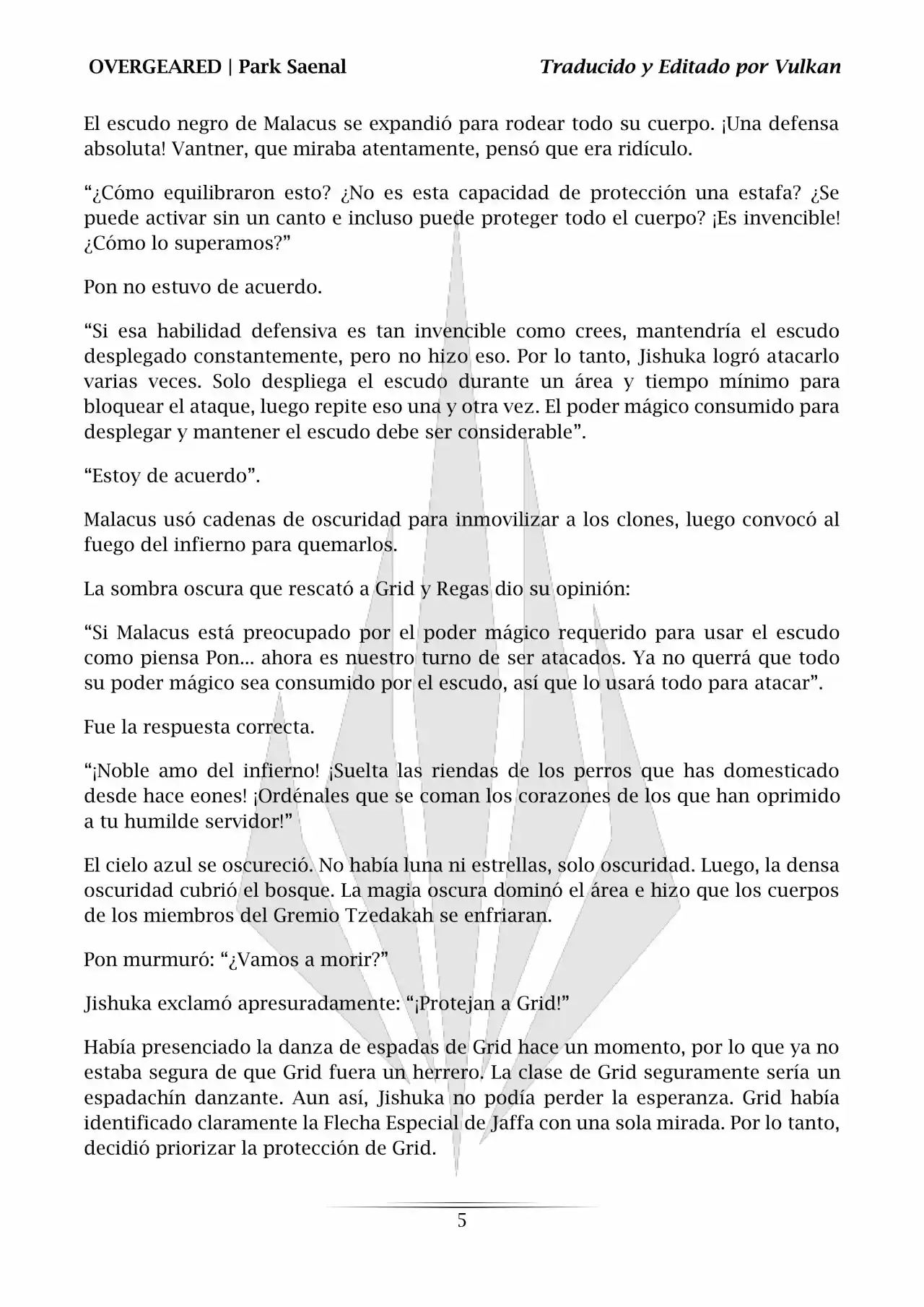 Overgeared (Novela) - Capítulo 89 - Página 5 - LectorTMOo