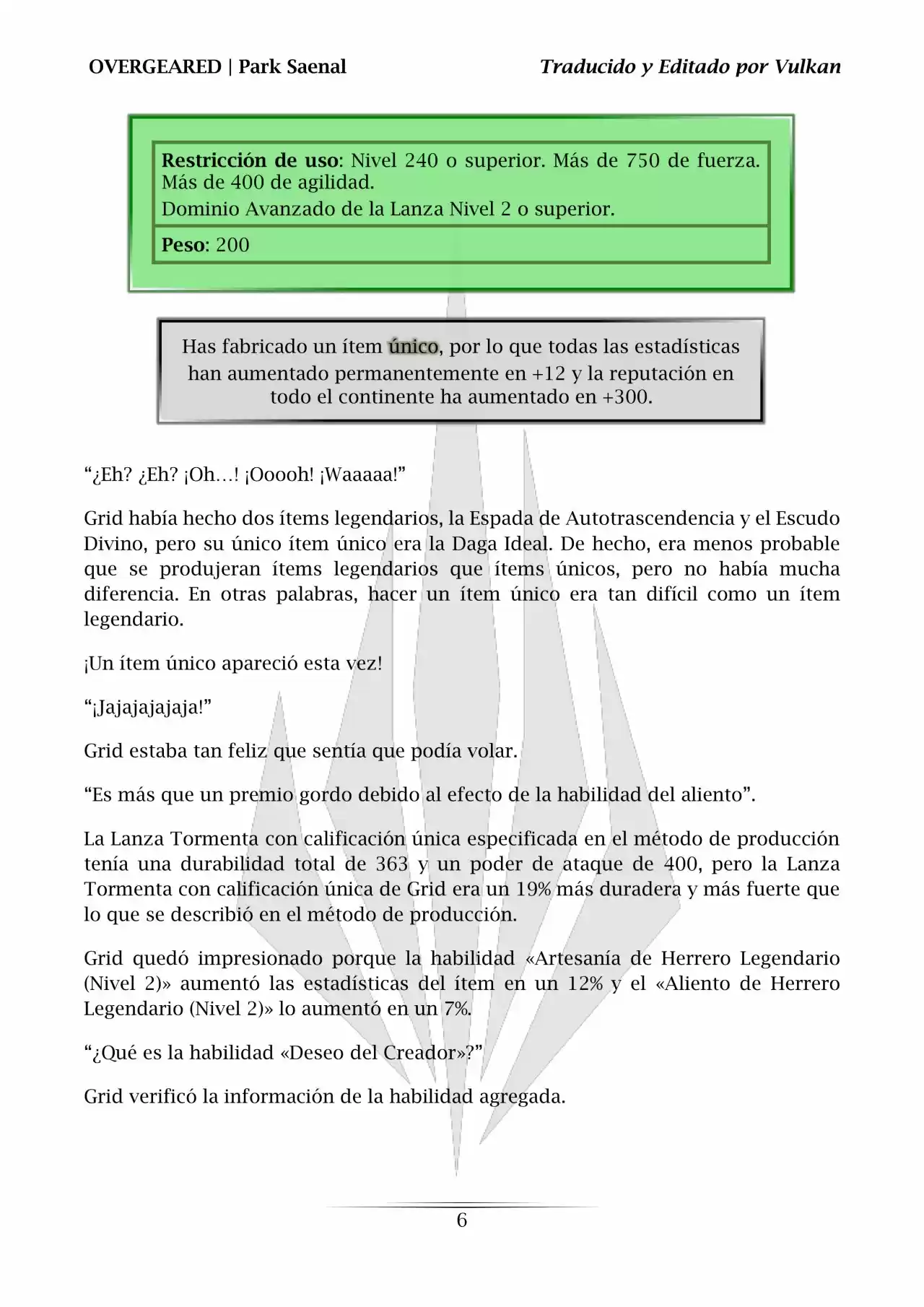 Overgeared (Novela) - Capítulo 99 - Página 7 - LectorTMOo