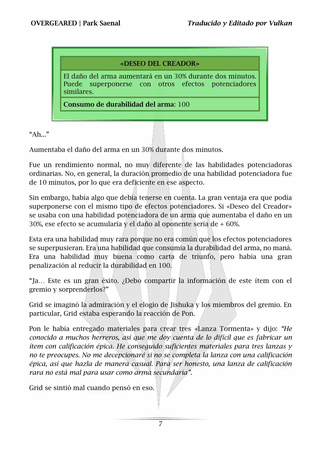 Overgeared (Novela) - Capítulo 99 - Página 8 - LectorTMOo