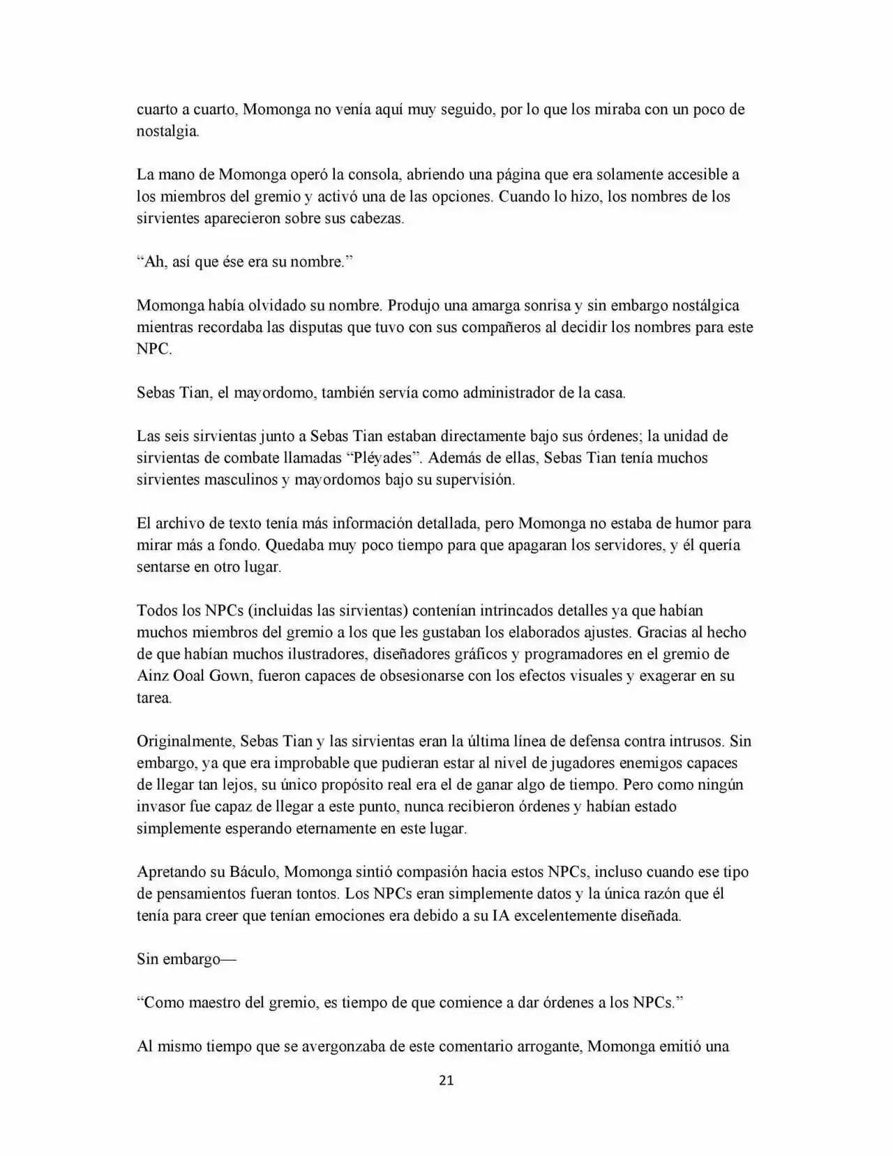 Overlord (Novela) - Capítulo 2 - Página 5 - LectorTMOo
