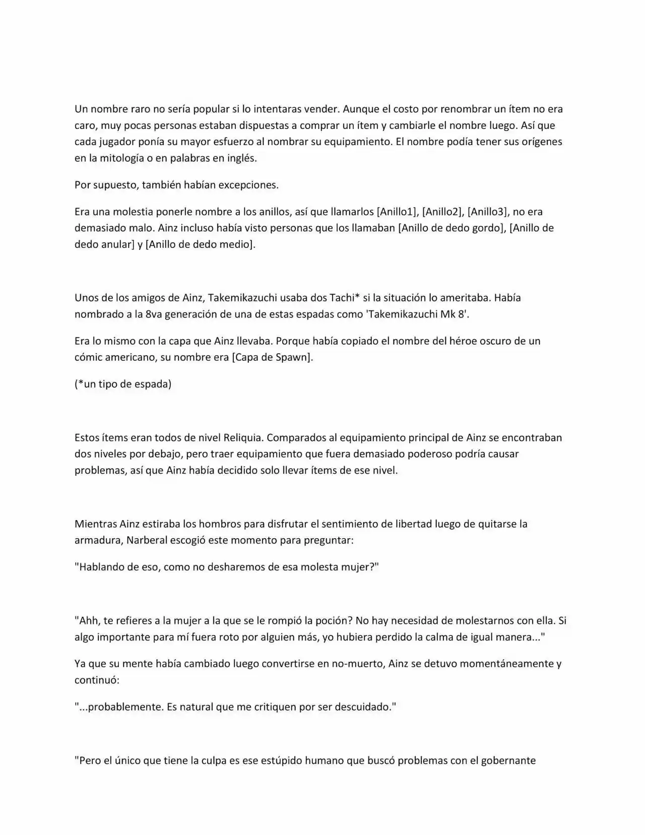 Overlord (Novela) - Capítulo 20 - Página 4 - LectorTMOo