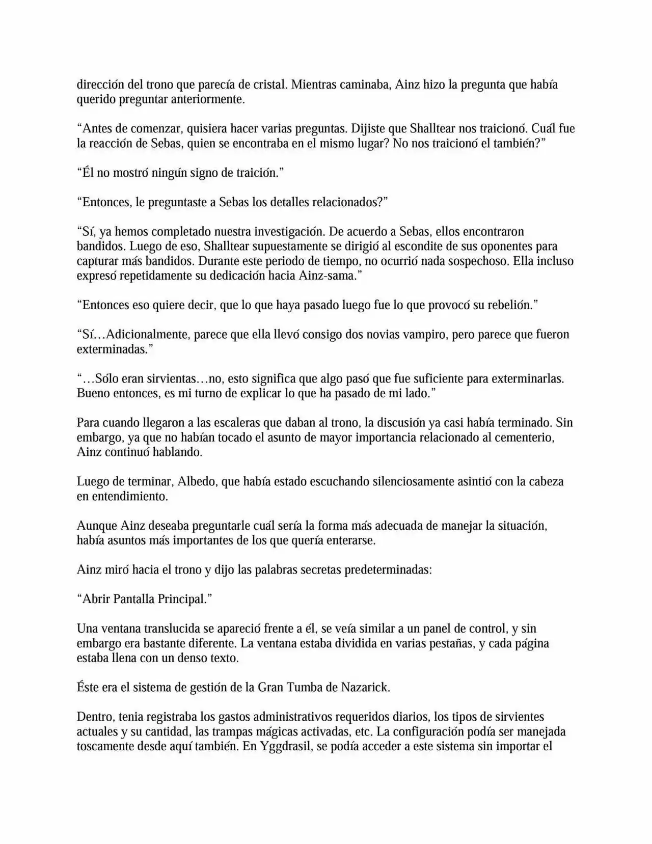 Overlord (Novela) - Capítulo 44 - Página 4 - LectorTMOo