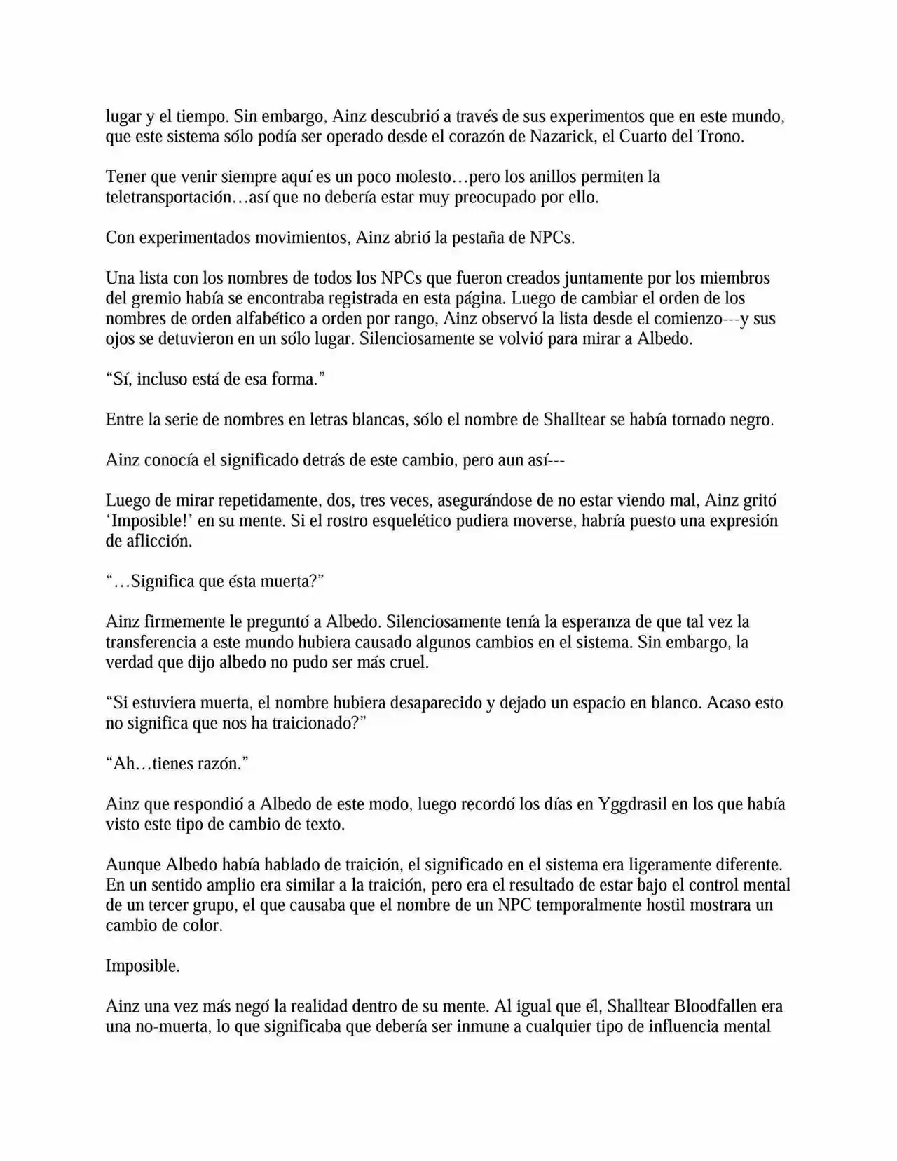Overlord (Novela) - Capítulo 44 - Página 5 - LectorTMOo