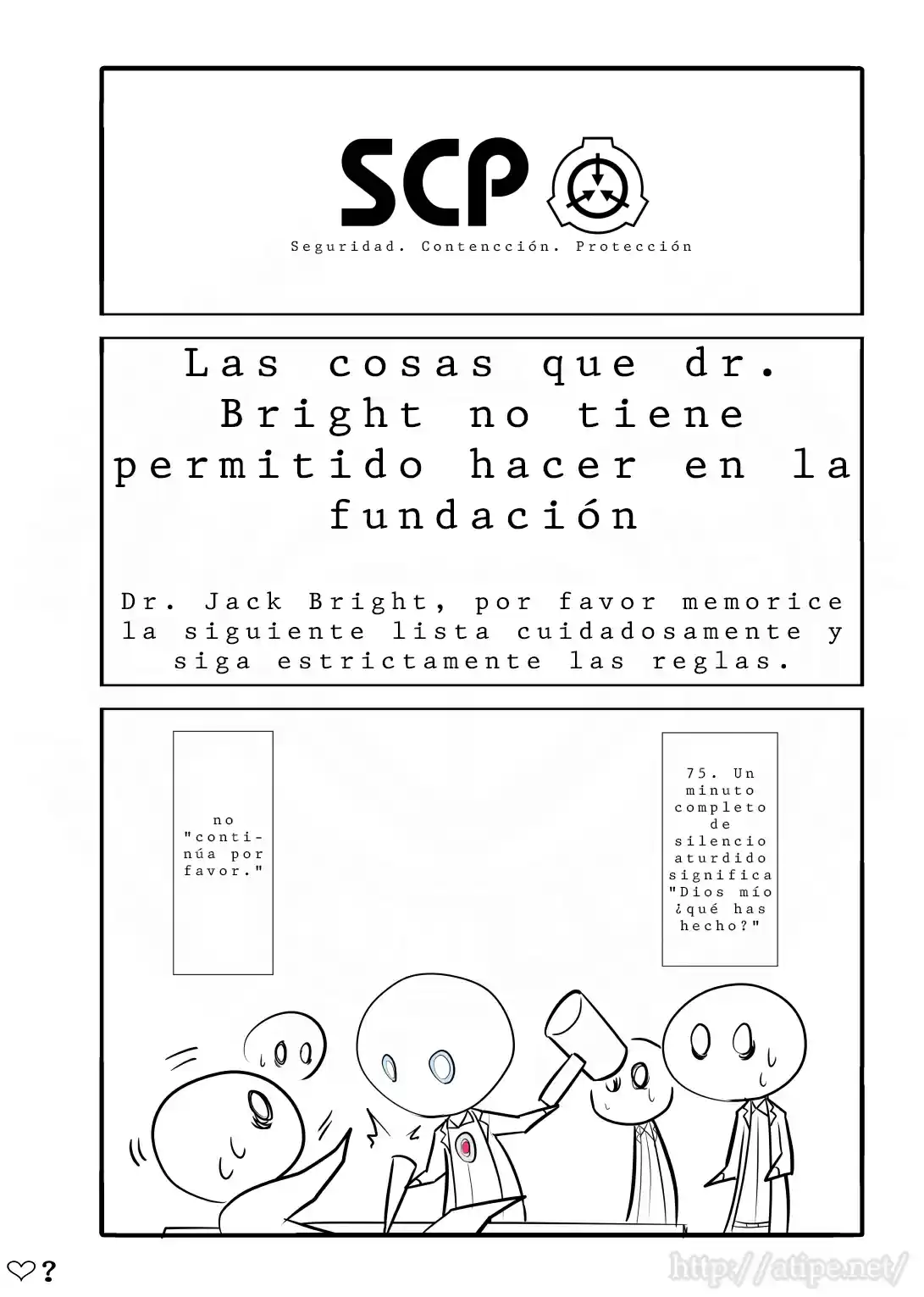 Oversimplified SCP capítulo 9 página 1