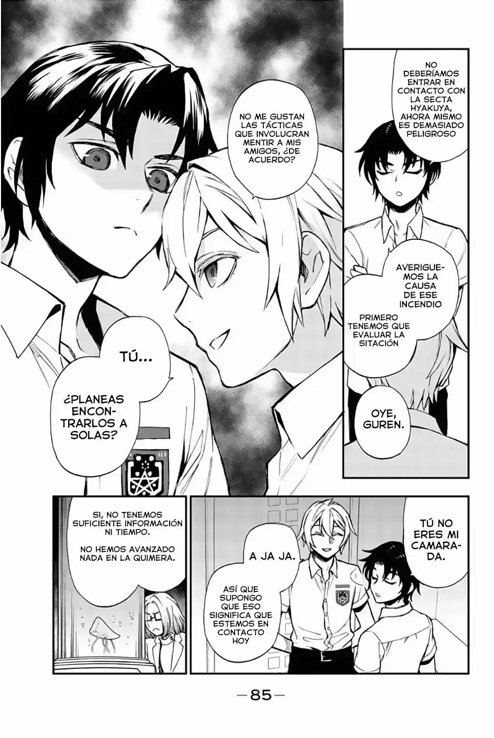 Owari No Seraph: Guren Ichinose, 16 Sai No Catastrophe - Capítulo 14 - Página 35 - LectorTMOo